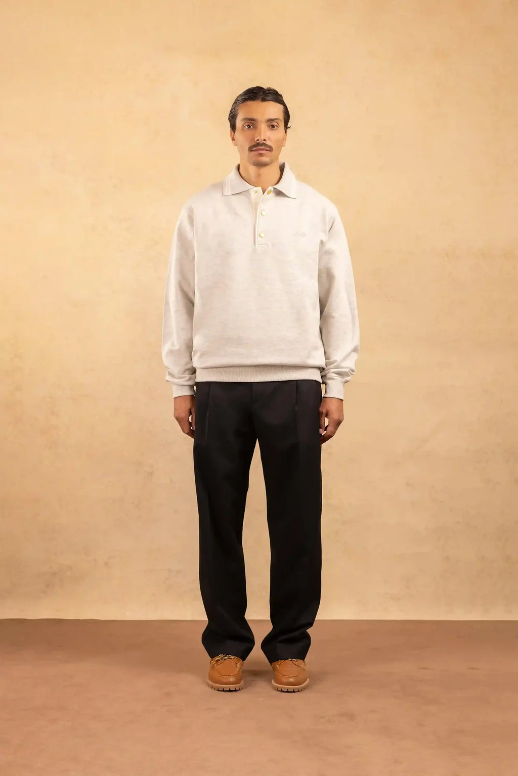 Drôle de Monsieur - Le Polo Drôle Grey