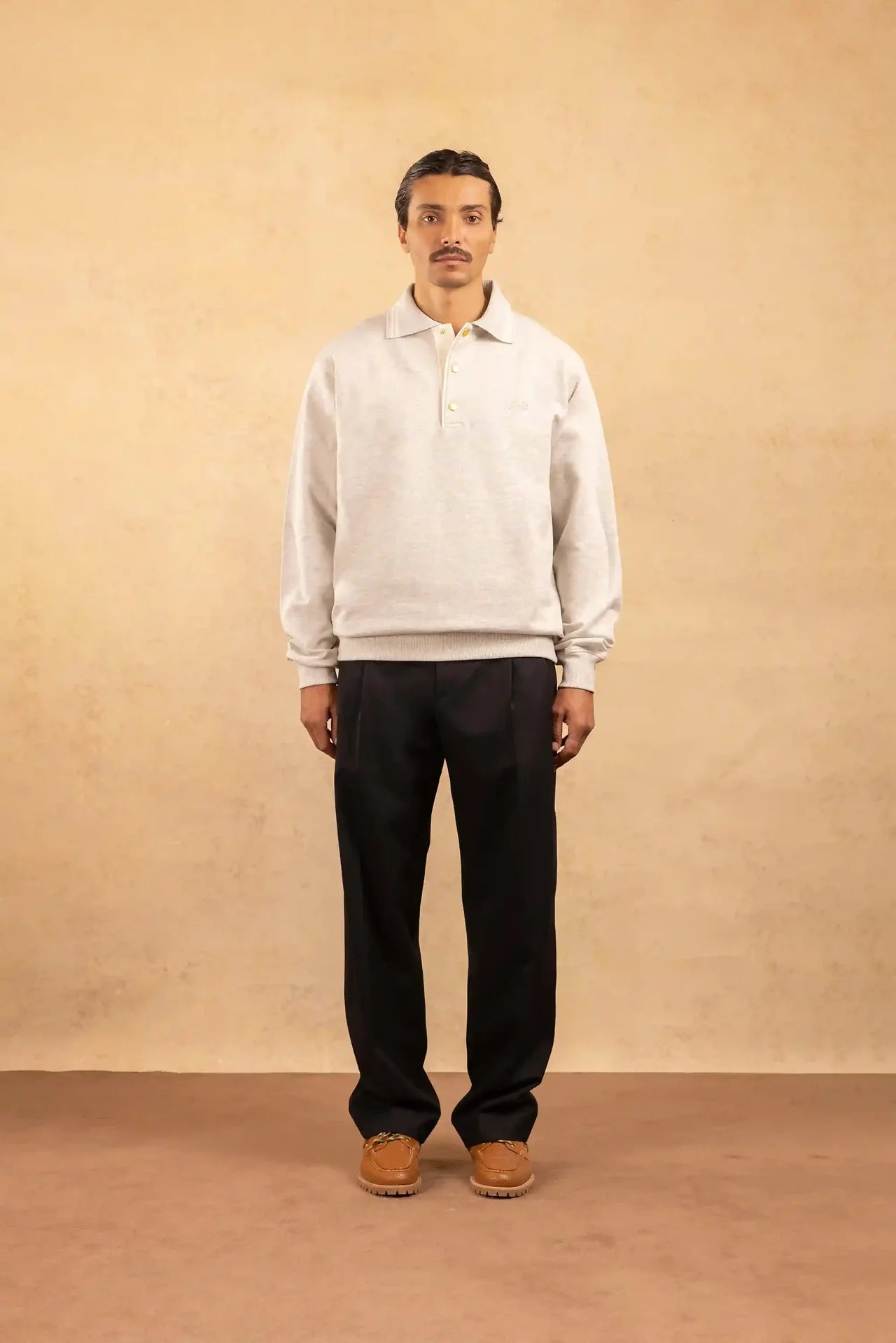 Drôle de Monsieur - Le Polo Drôle Grey