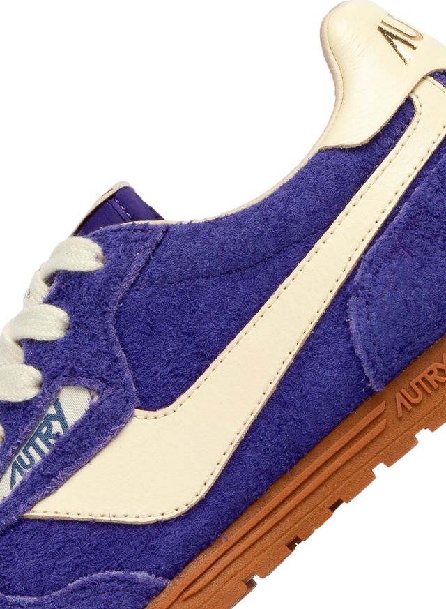 AUTRY - Basket Windspin en daim et cuir Prince/rut