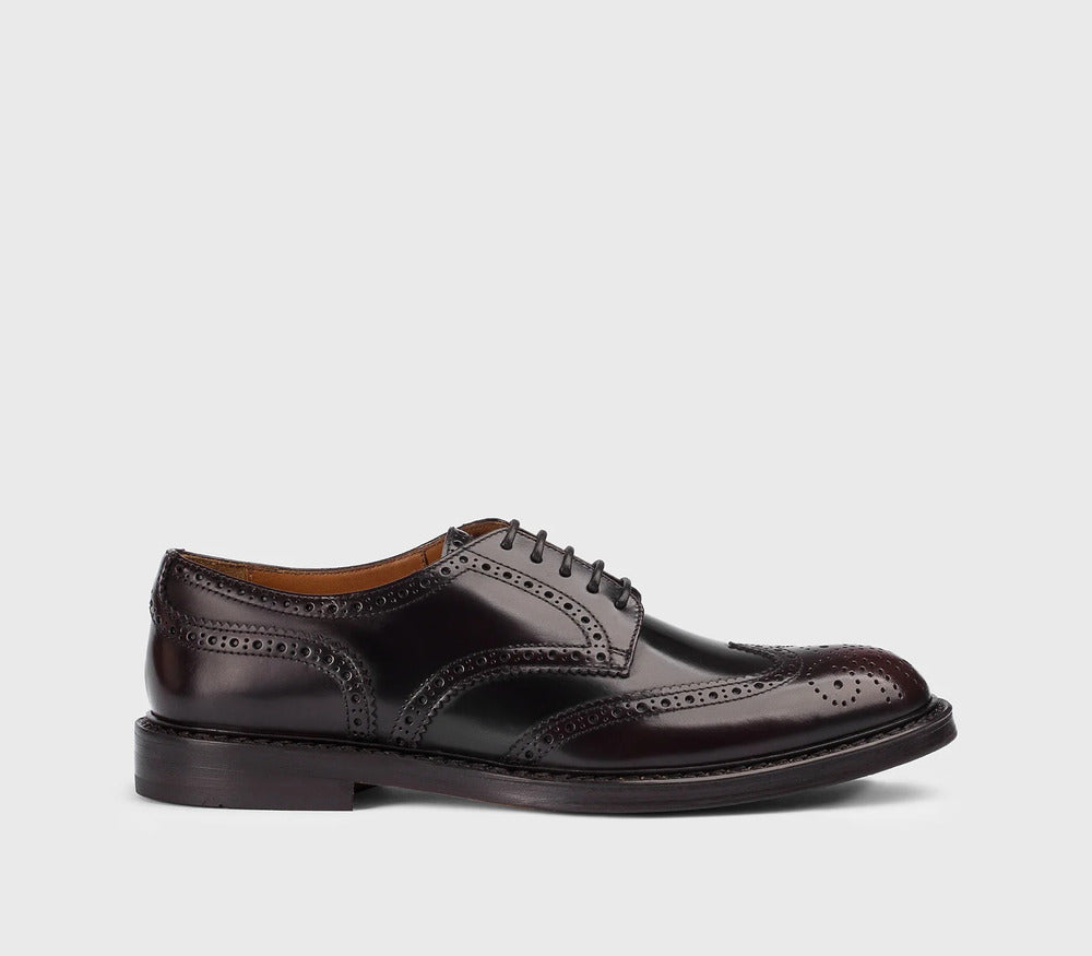 DOUCAL'S - Chaussure derby en cuir Marron