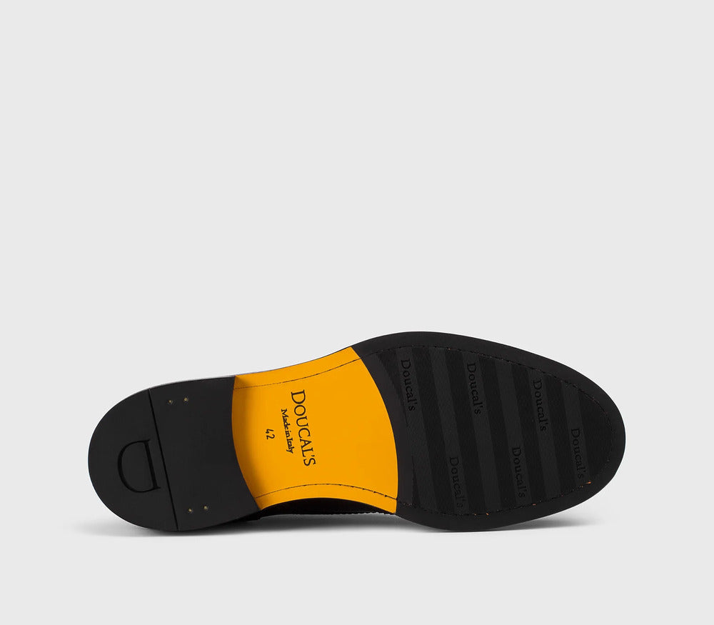 DOUCAL'S - Chaussure derby en cuir Marron