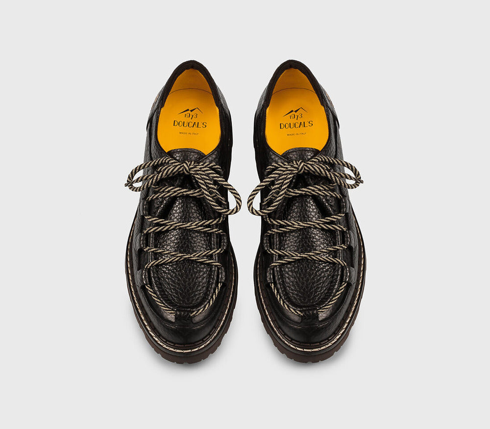 DOUCAL'S - Chaussure à lacets bèlvédère brun foncé