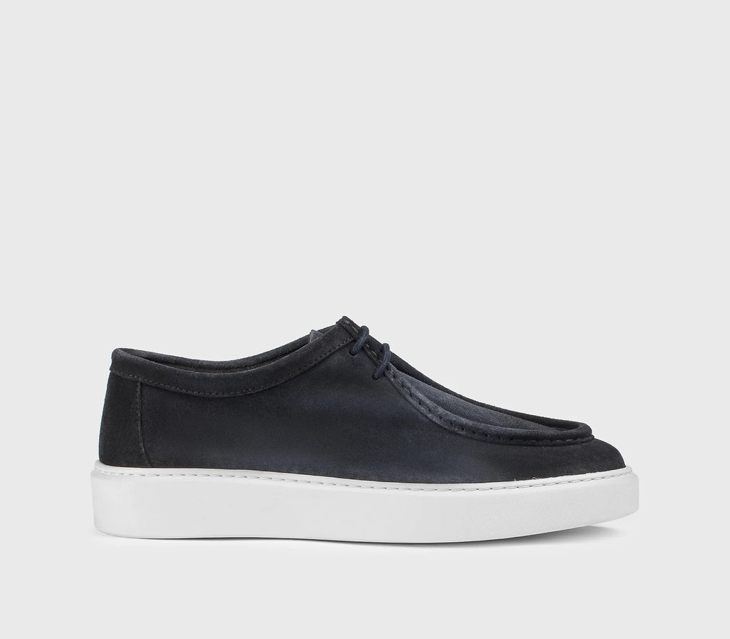 DOUCAL'S - Chaussure à lacet deux oeillets Bleu Nuit