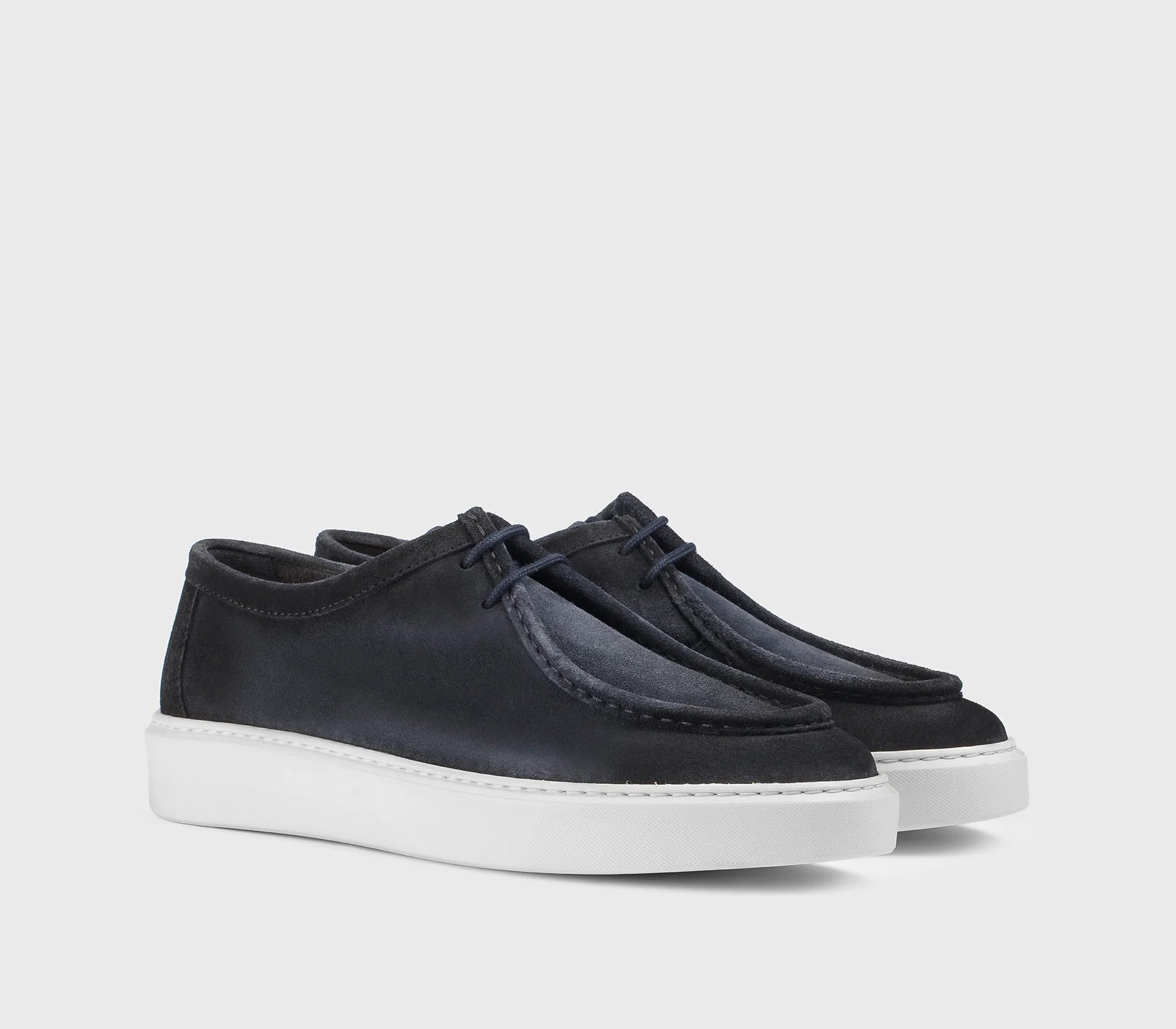 DOUCAL'S - Chaussure à lacet deux oeillets Bleu Nuit