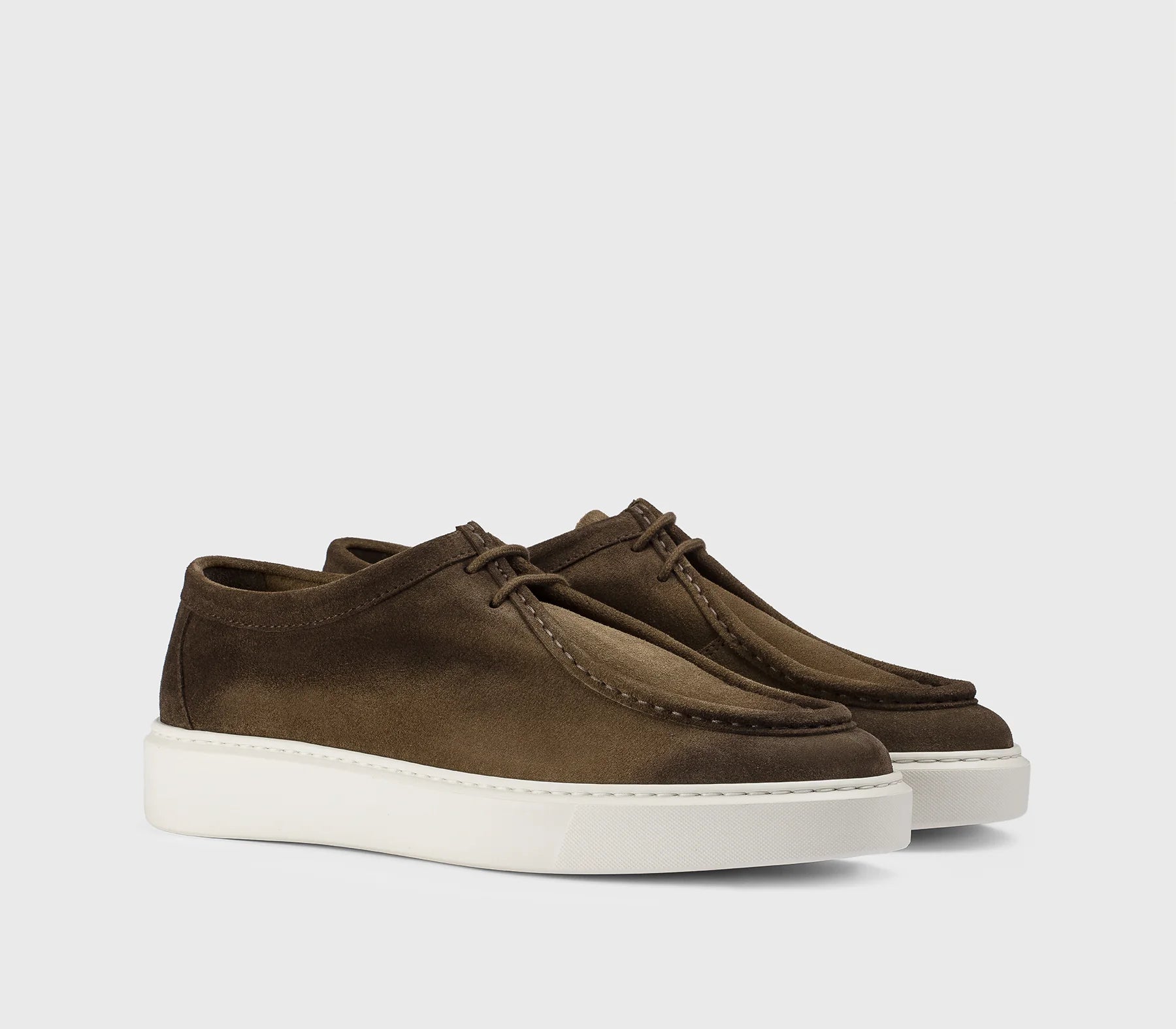 DOUCAL'S - Chaussure à lacet deux oeillets Cacao