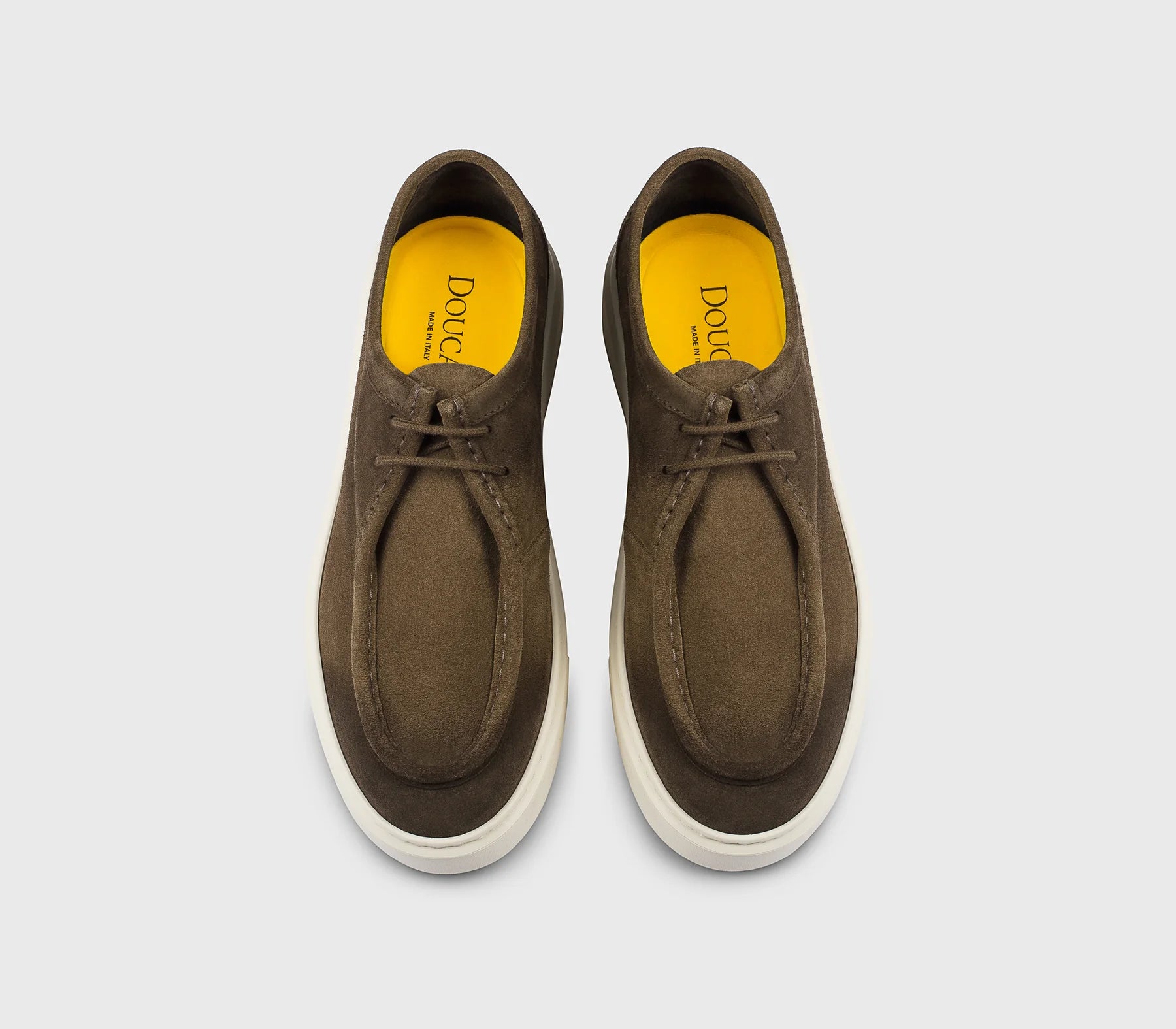 DOUCAL'S - Chaussure à lacet deux oeillets Cacao