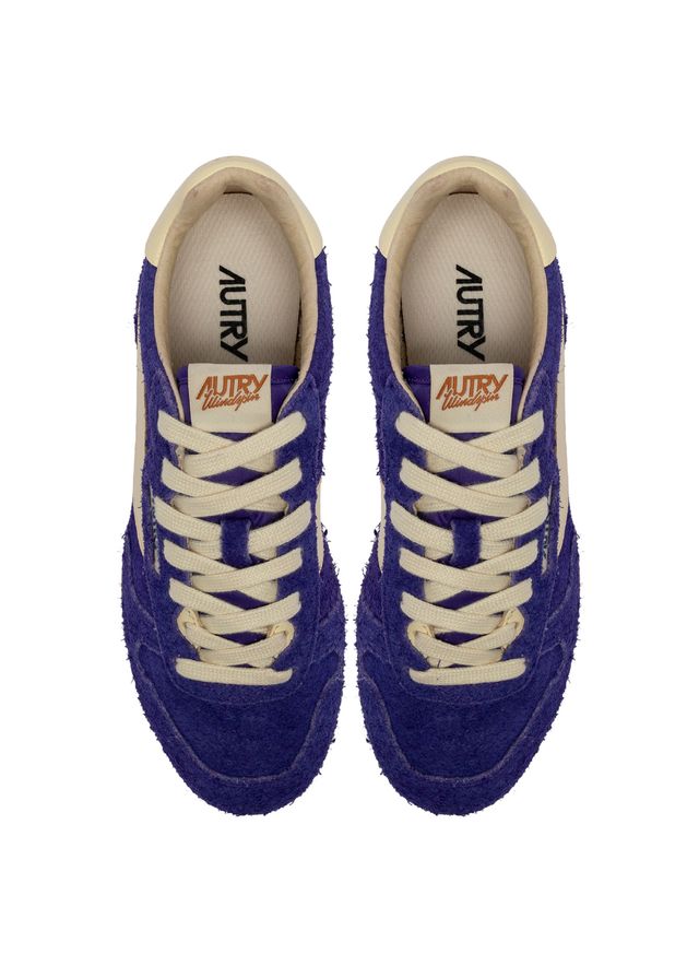 AUTRY - Basket Windspin en daim et cuir Prince/rut
