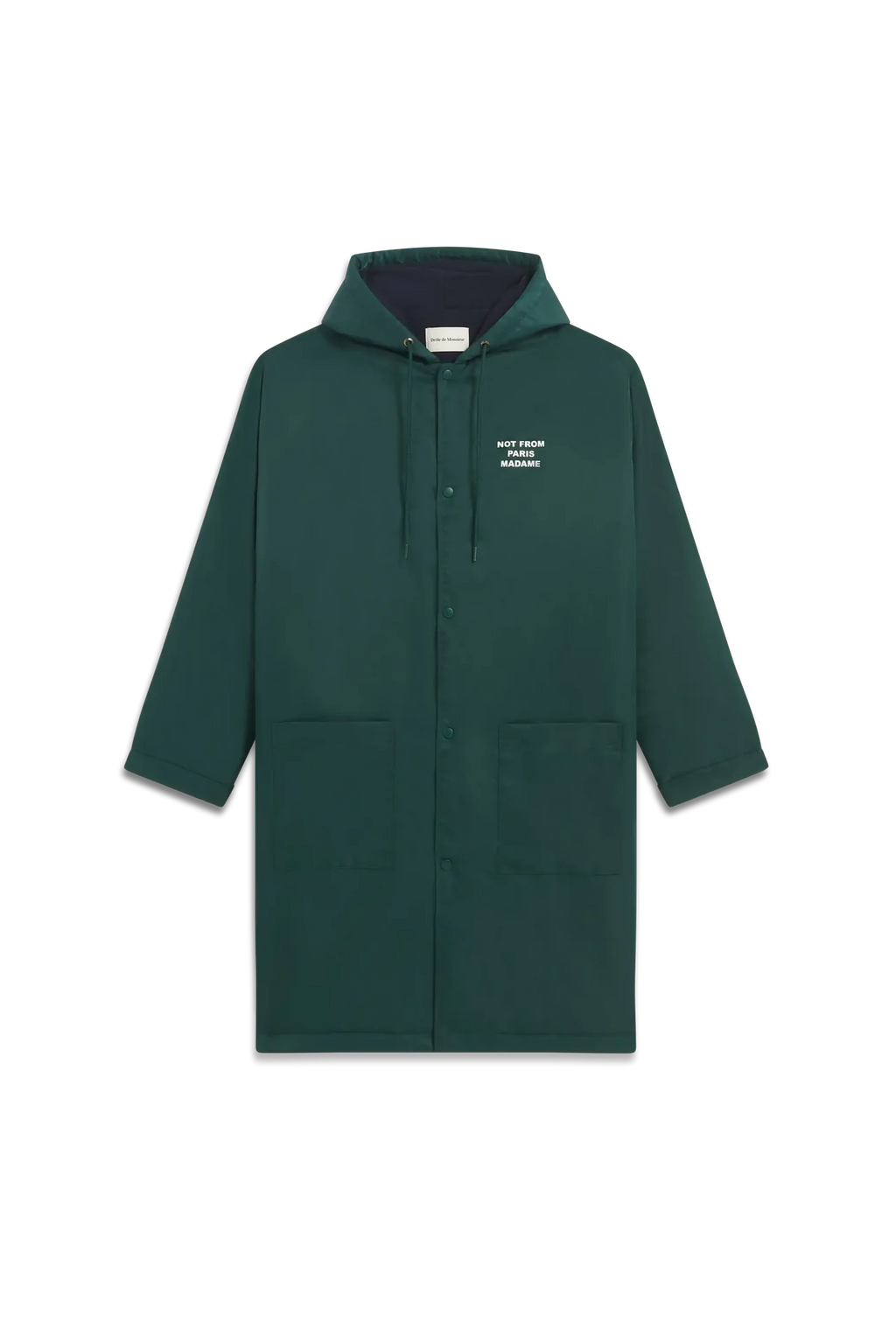 Drôle de Monsieur - Parka Slogan Dark Green