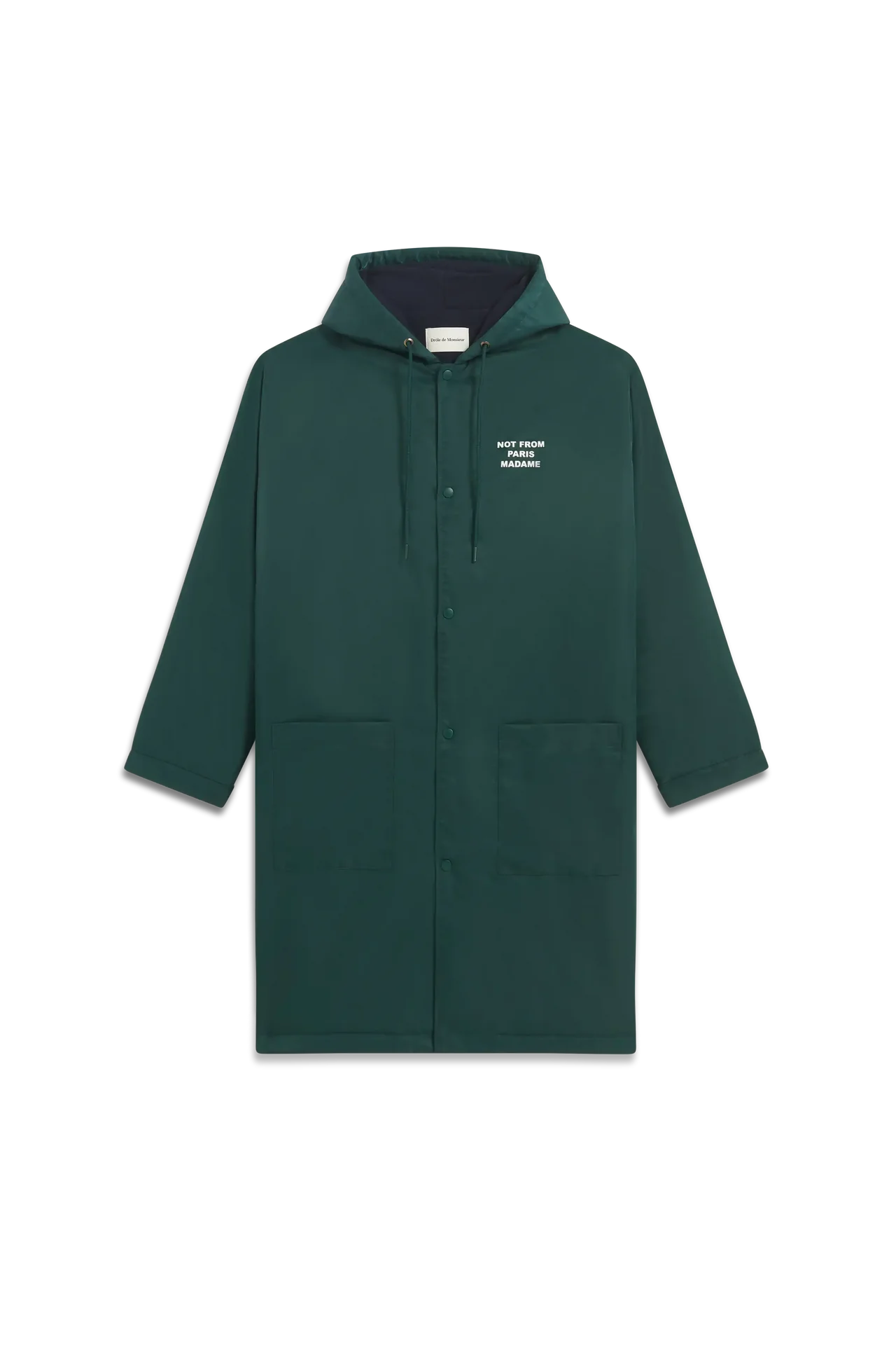Drôle de Monsieur - Parka Slogan Dark Green