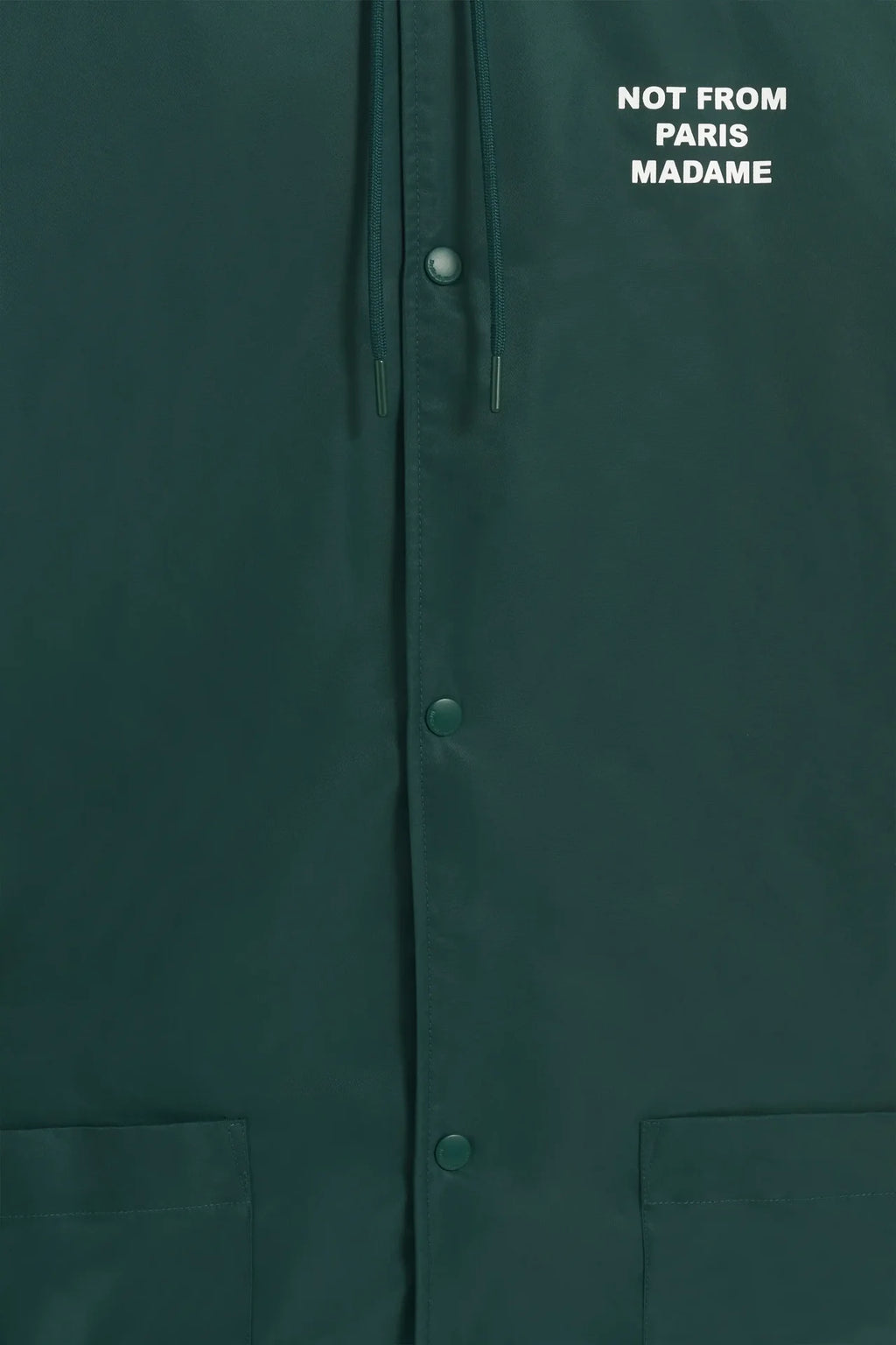 Drôle de Monsieur - Parka Slogan Dark Green