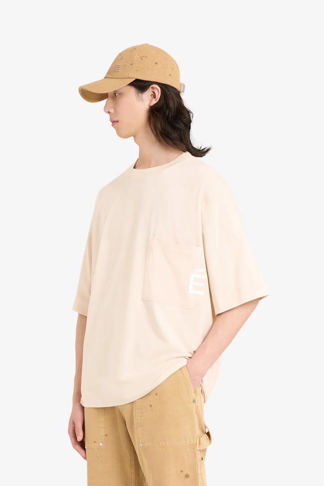 Etudes Studio - T-shirt Oversize pocket E Blush