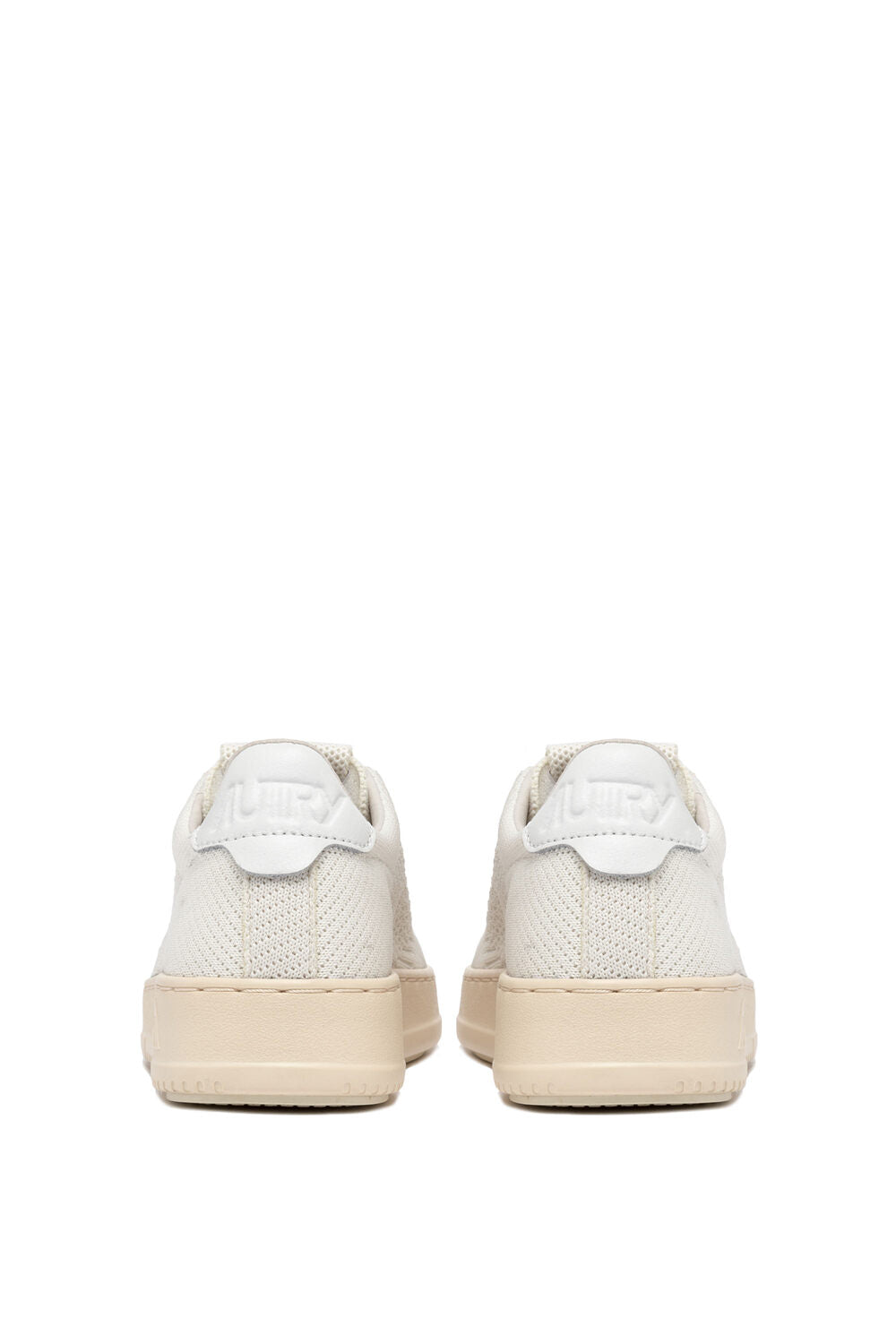 AUTRY - Basket Medalist Easeknit en tissu nuance ivory