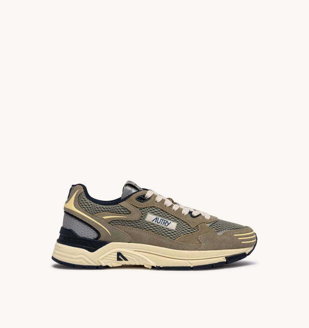 AUTRY - Hyperway Suede/Mesh/leather Silver Sage/Spa Blue