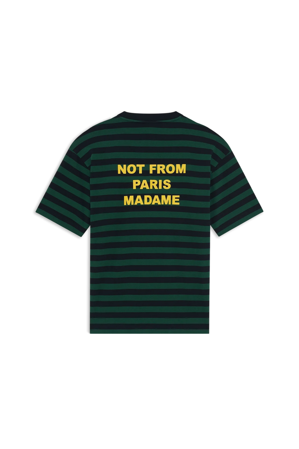 Drôle de Monsieur - Le Tee-Shirt Slogan rayé