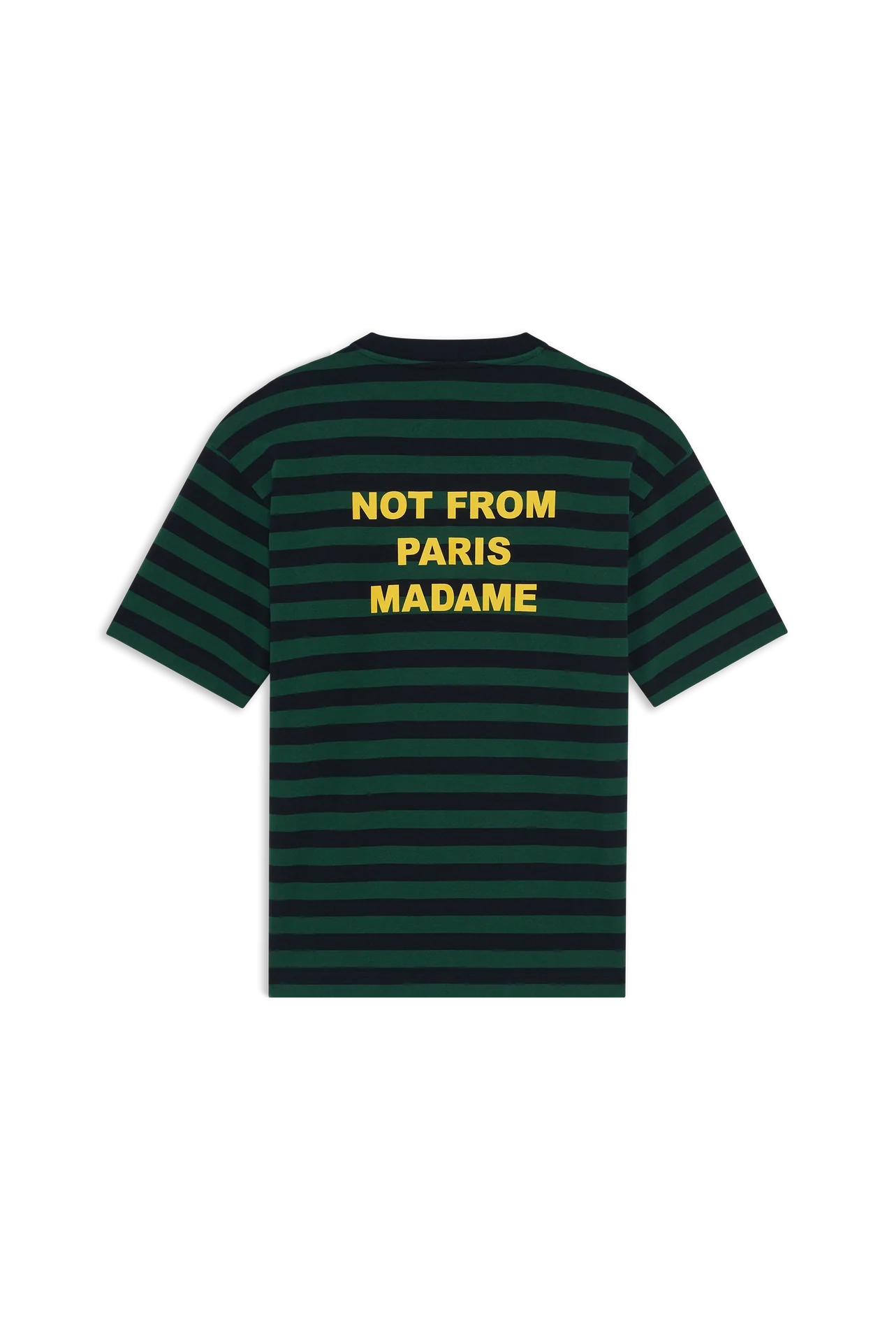 Drôle de Monsieur - Le Tee-Shirt Slogan rayé