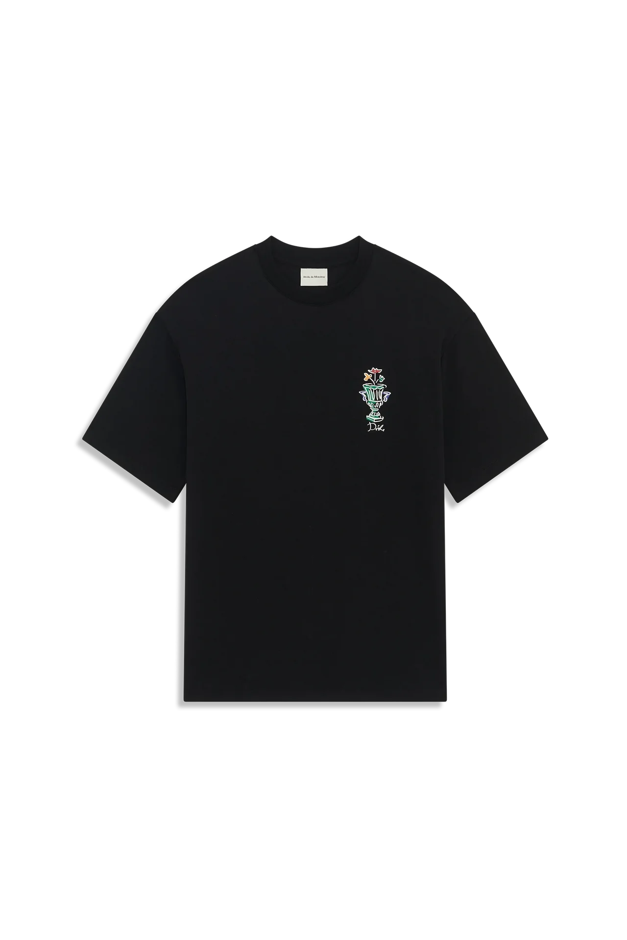 Drôle de Monsieur - Le Tee-Shirt Vase noir