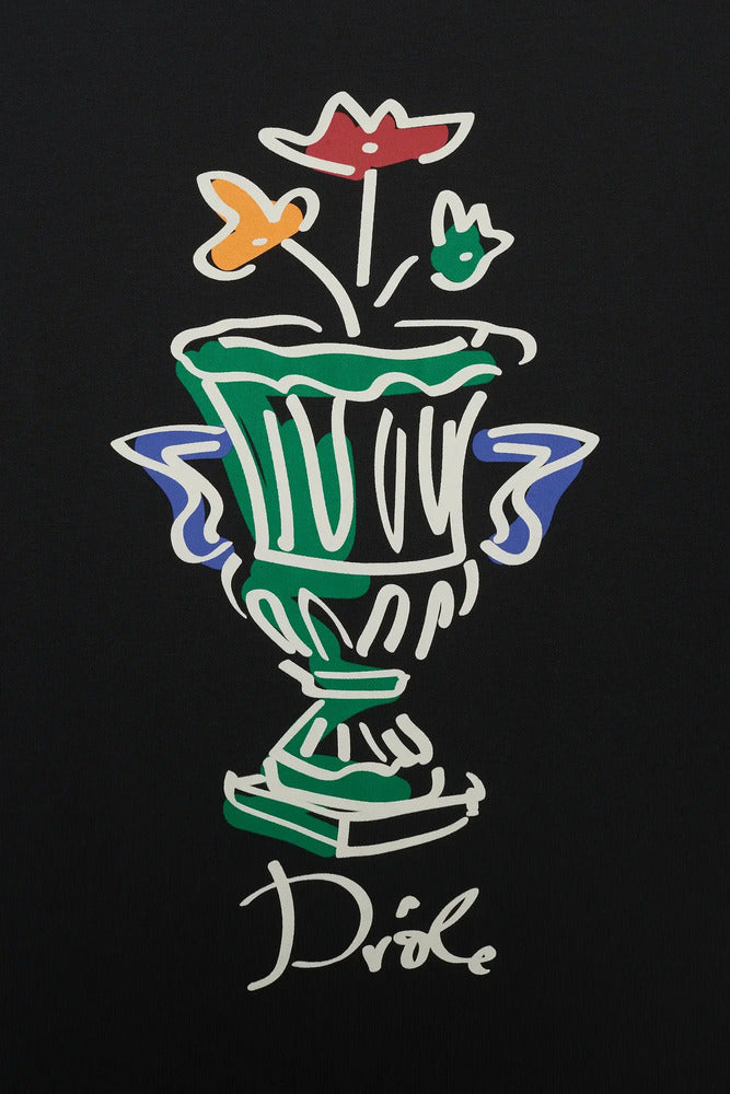 Drôle de Monsieur - Le Tee-Shirt Vase noir