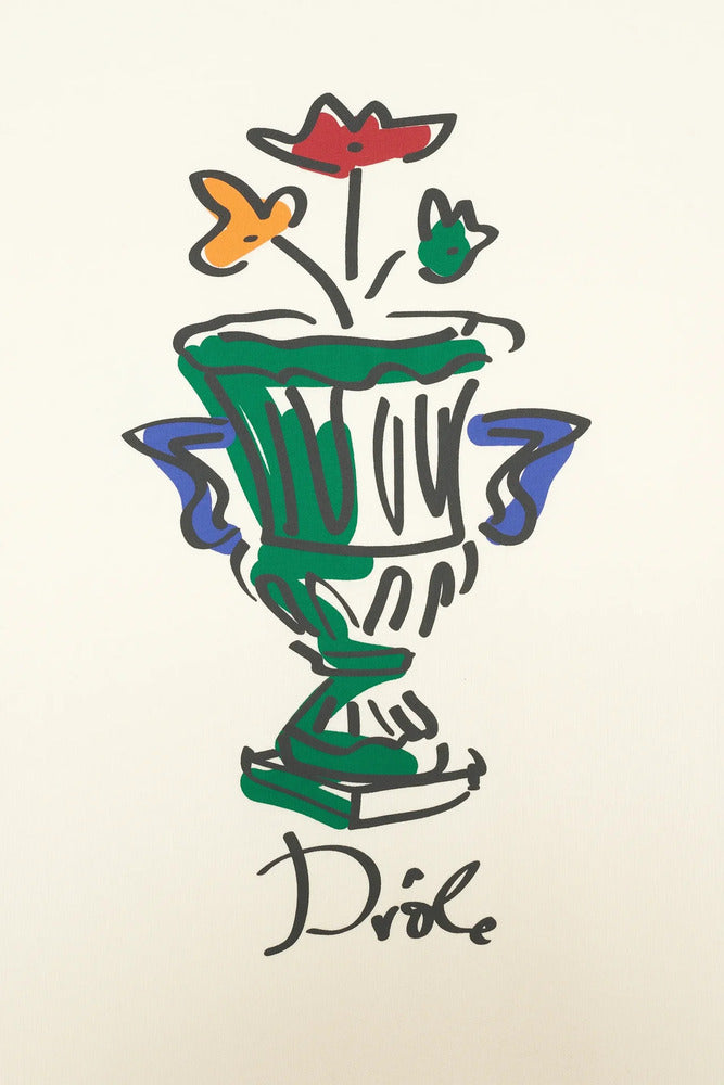 Drôle de Monsieur - Le Tee-Shirt Vase cream