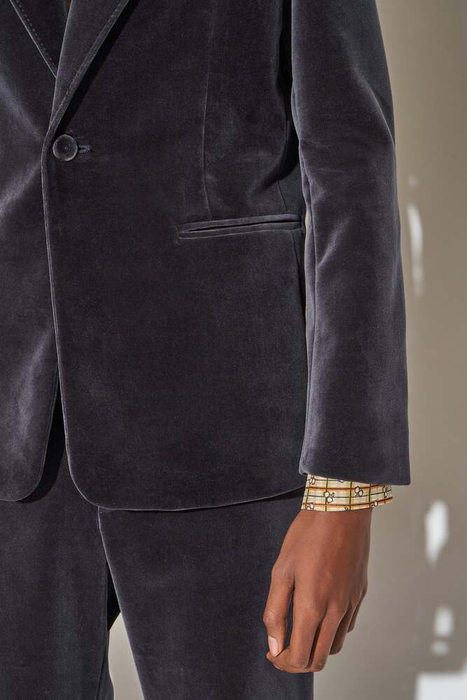 Paul & Joe - Veste Liam en velours lisse