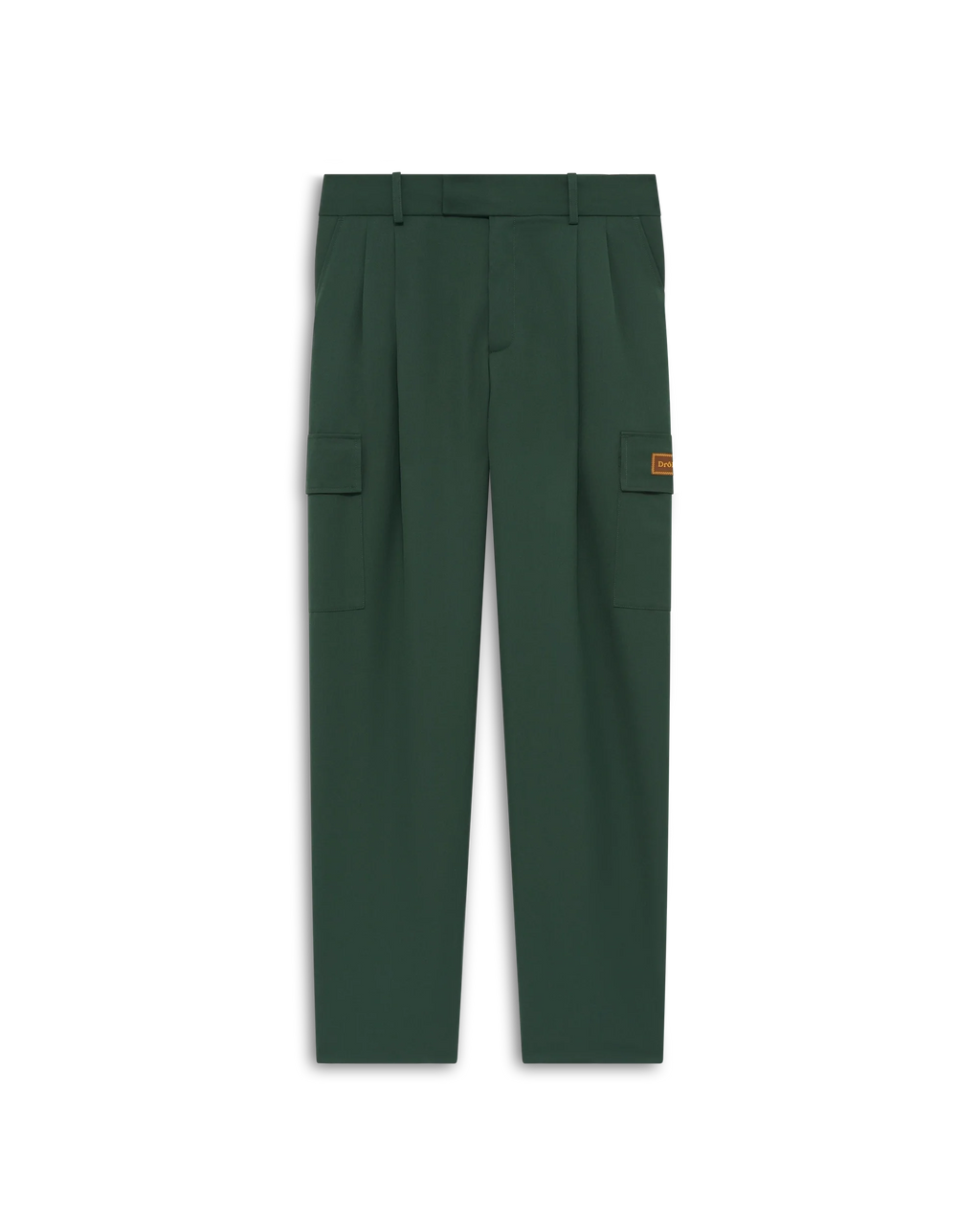 Drôle de Monsieur - Le Pantalon Cargo Laine Forest Green