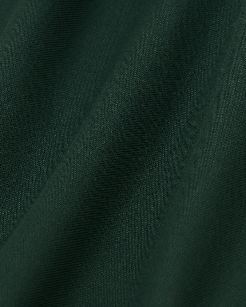 Drôle de Monsieur - Le Pantalon Cargo Laine Forest Green