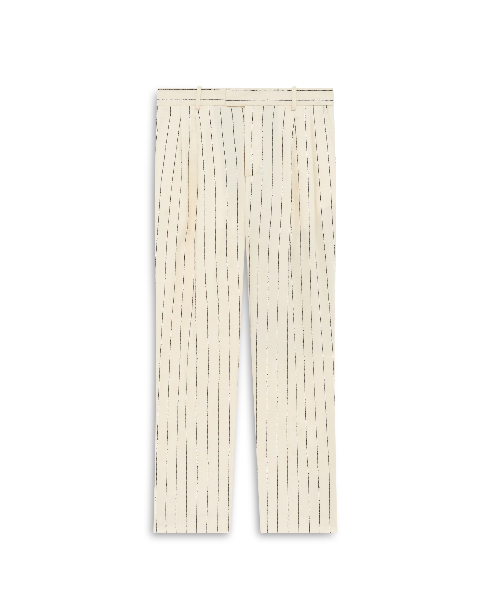 Drôle de Monsieur - Le Pantalon Golfeur Rayures Ecru