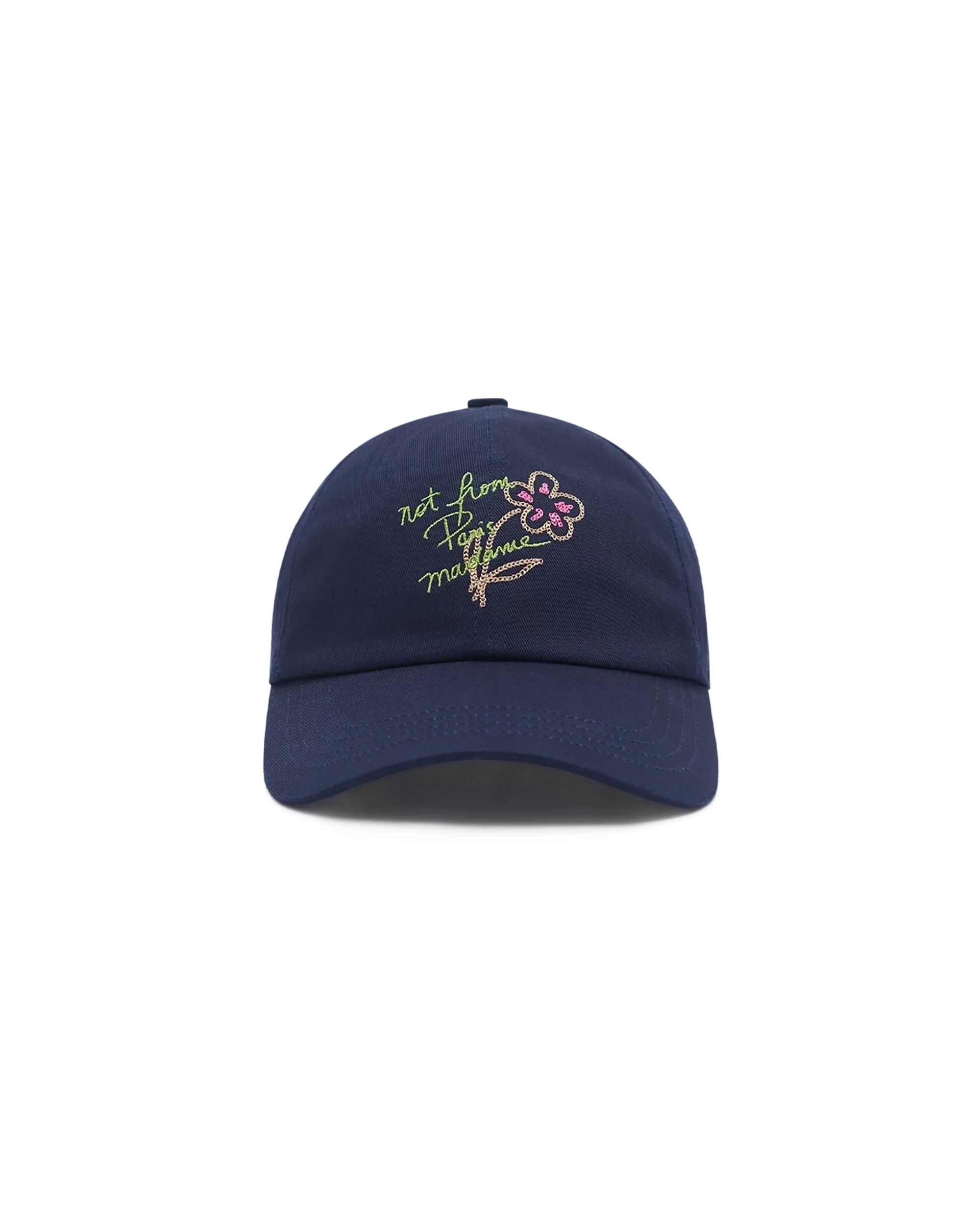 Drôle de Monsieur - La Casquette Slogan Esquisse Marine