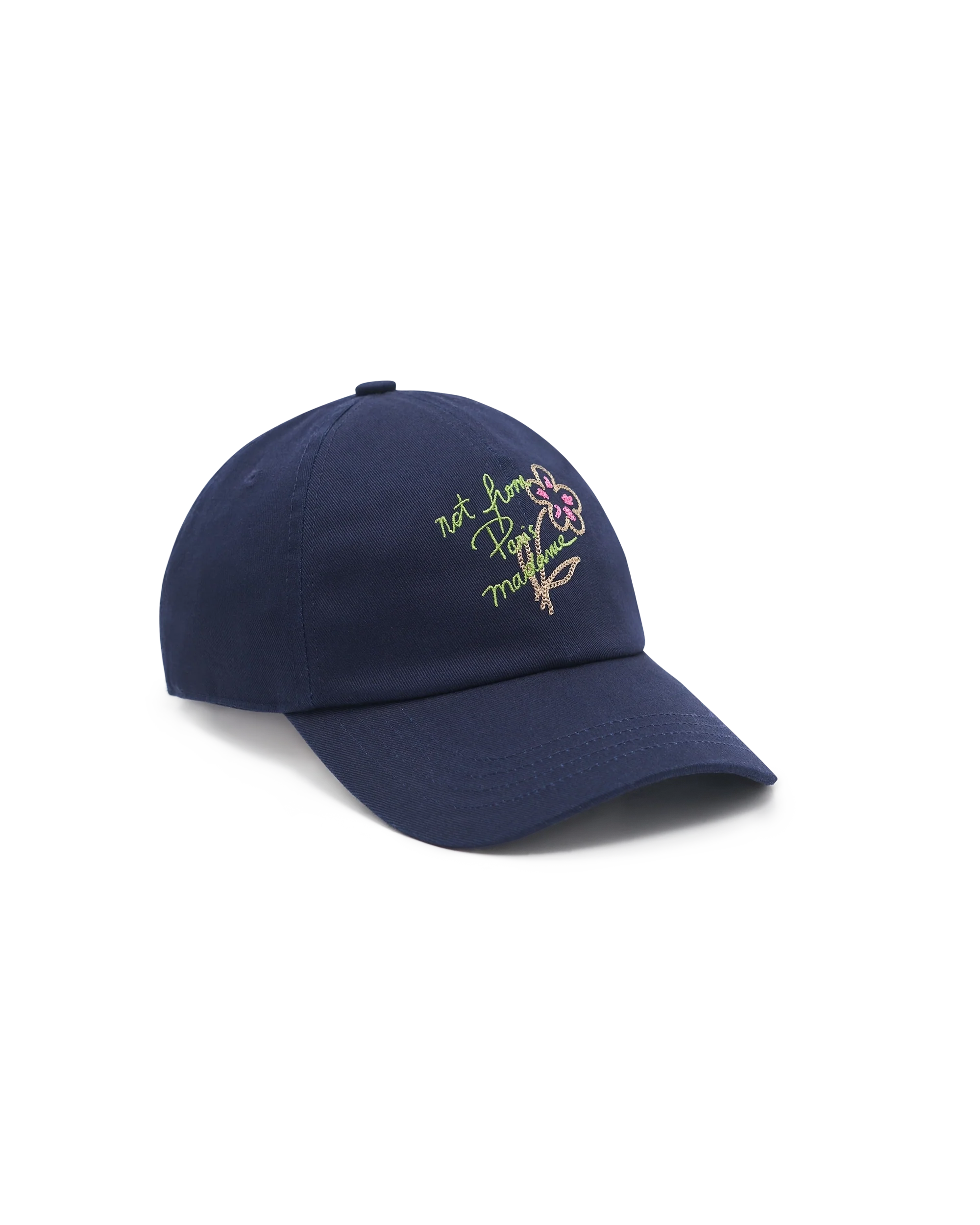 Drôle de Monsieur - La Casquette Slogan Esquisse Marine