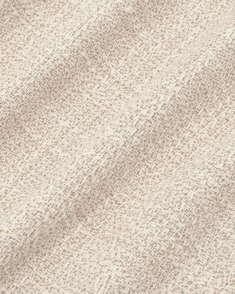 Drôle de Monsieur - La Chemise Tweed Beige