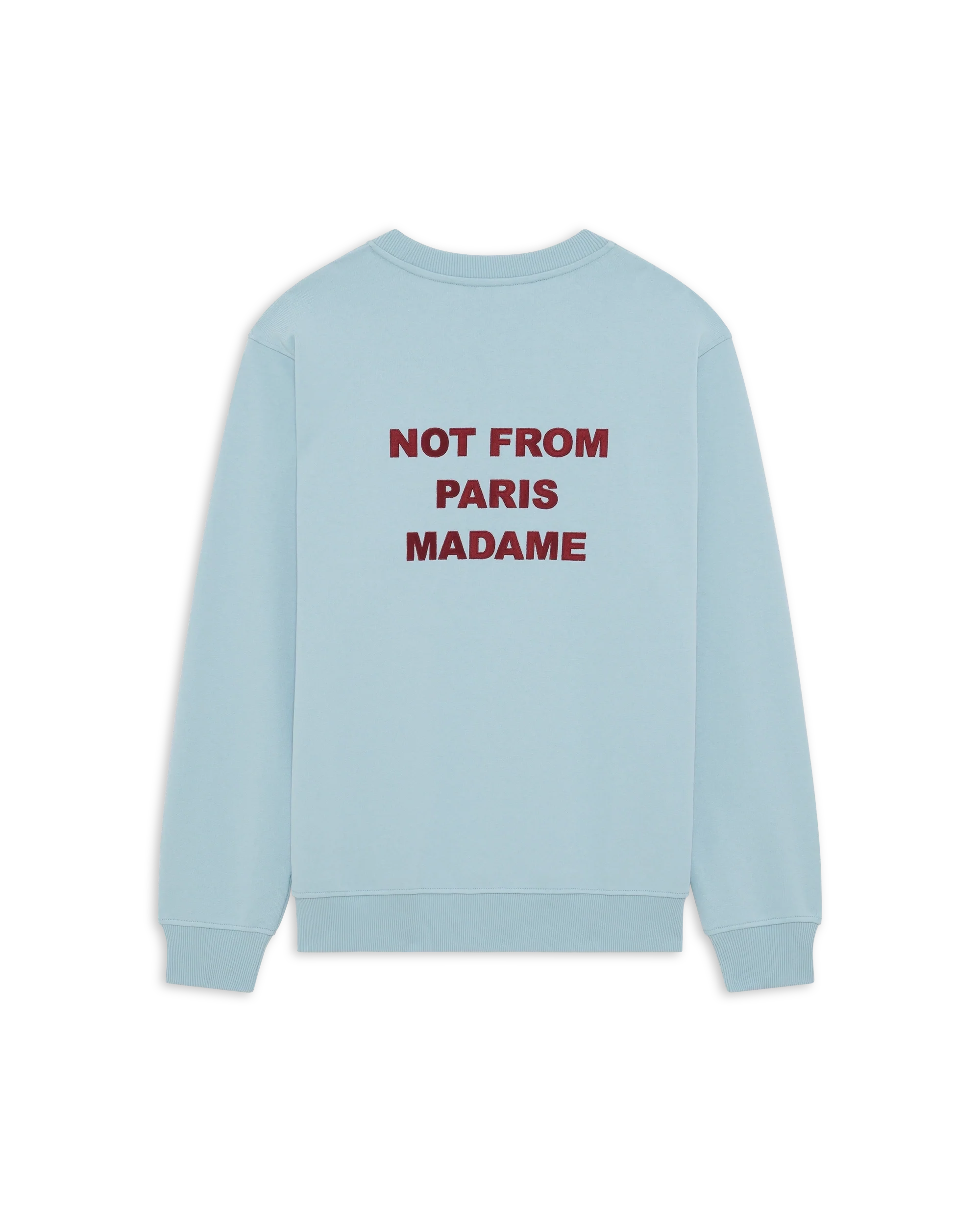 Drôle de Monsieur - Le Sweatshirts Slogan Bleu Clair