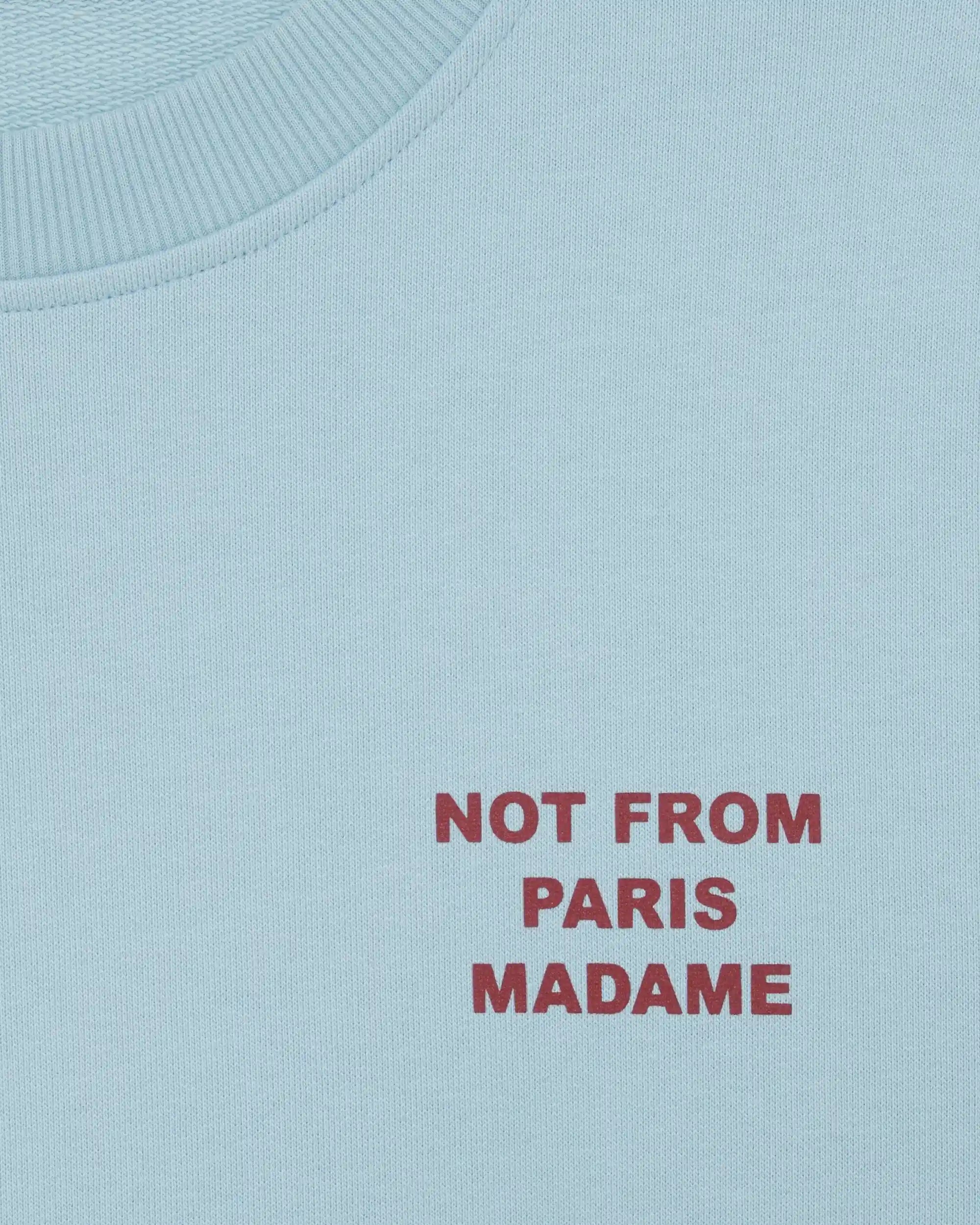 Drôle de Monsieur - Le Sweatshirts Slogan Bleu Clair