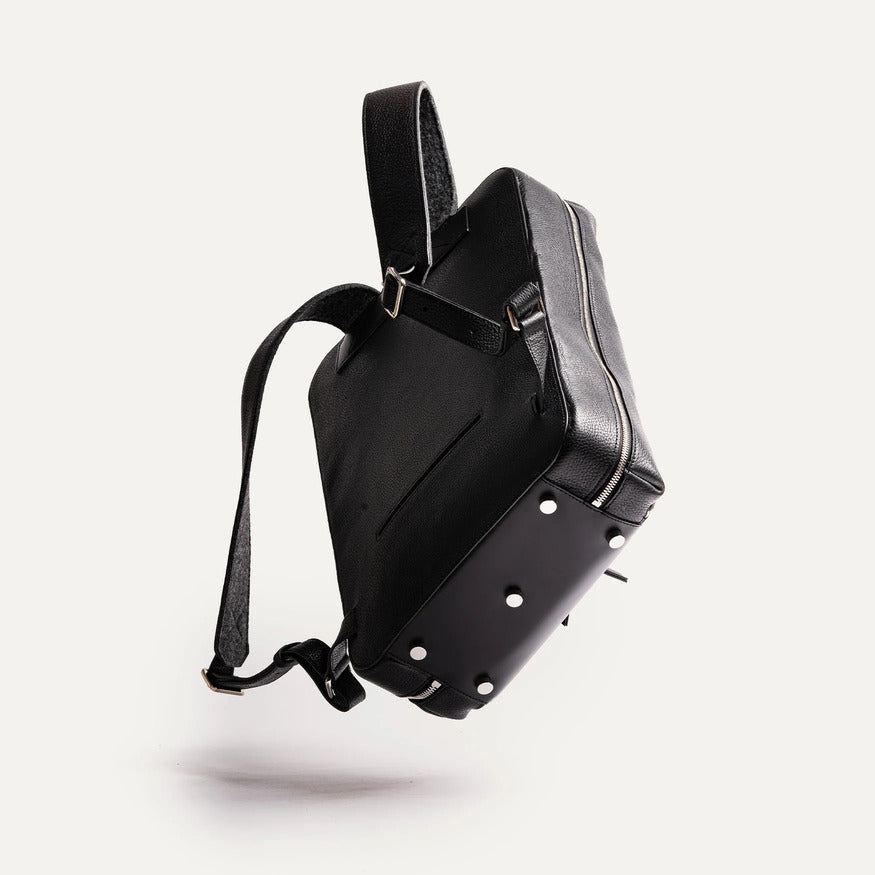 Lundi Paris - Sac à Dos Giani cuir noir