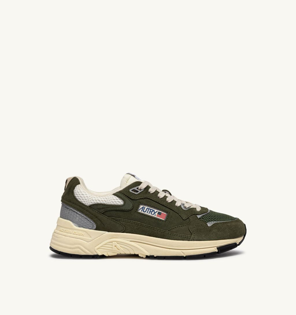 AUTRY - Basket Hyperway Mesh et Suede Salvia/Marsh