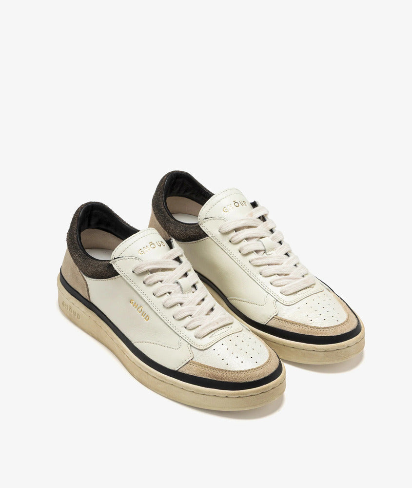 GHOUD - Basket Pads Cracks Guimauve Noir