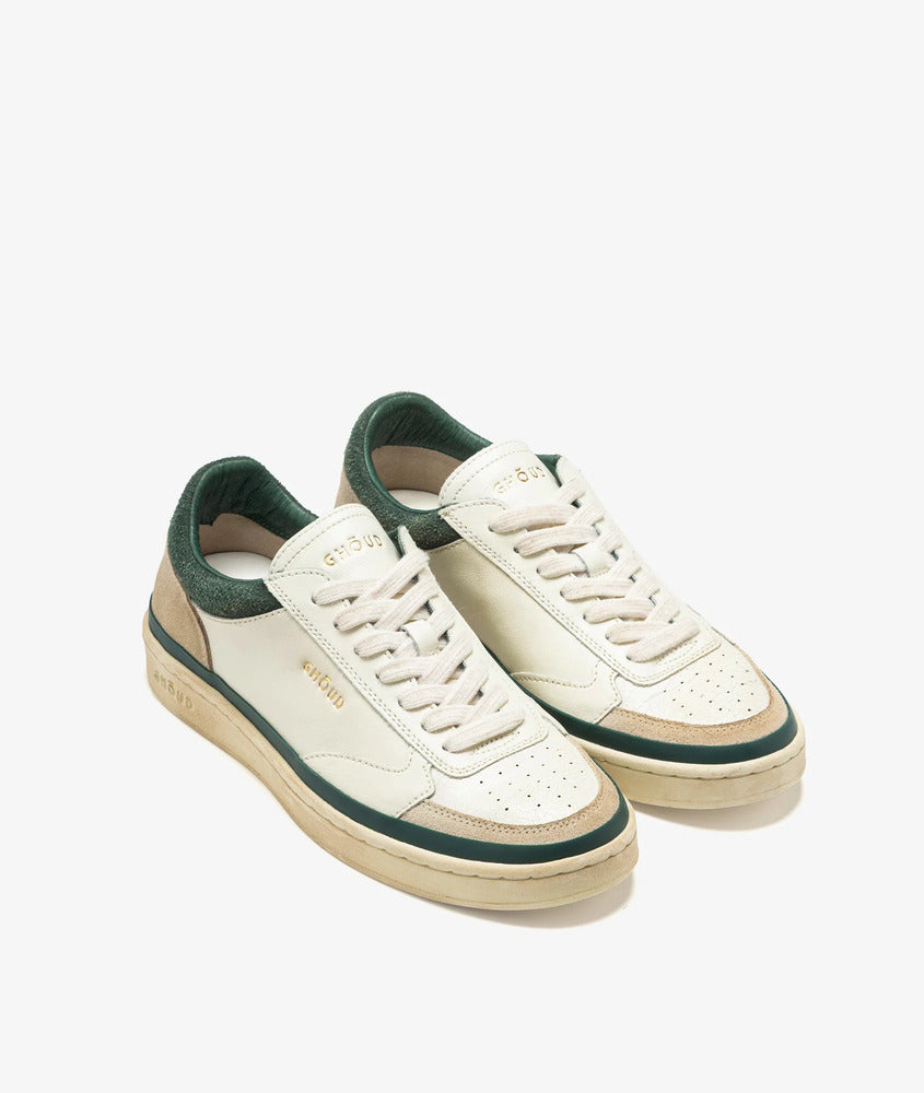 GHOUD - Basket Pads Cracks Guimauve Vert