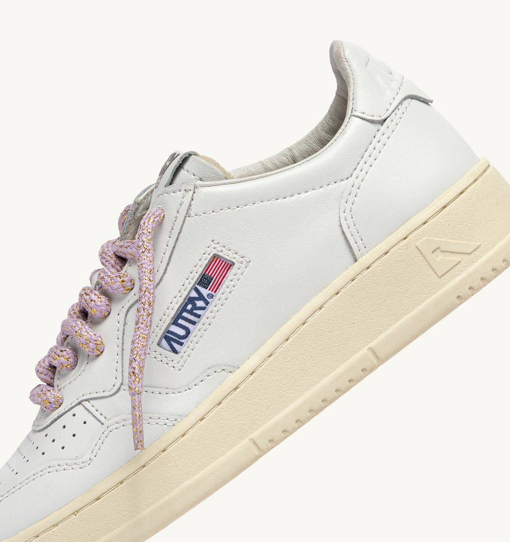 AUTRY - Basket Medalist Bicolor leather/Swoll Taiorch