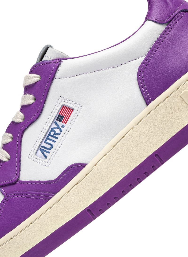 AUTRY - Basket Medalist Low Bicolor White/DBerry