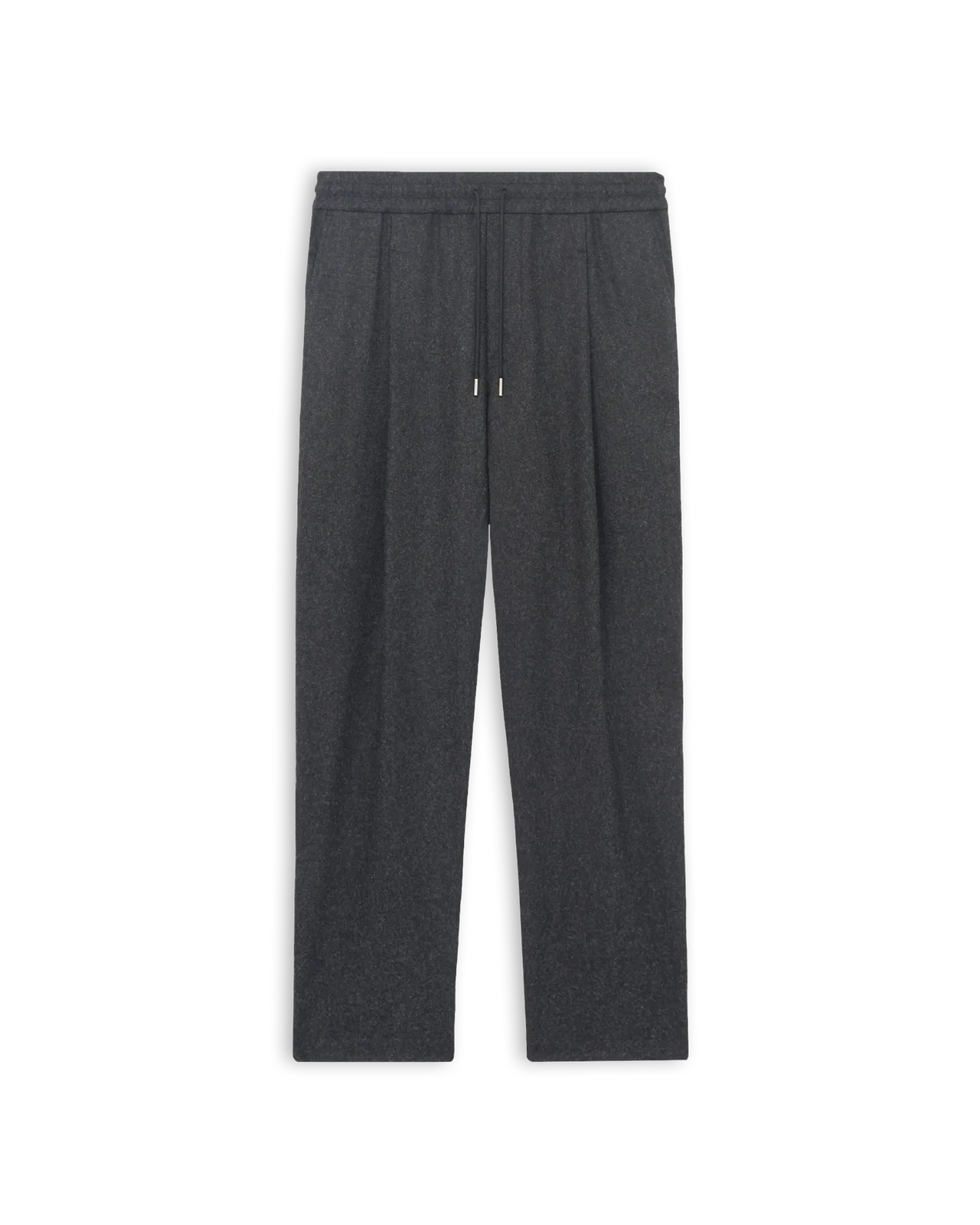 Drôle de Monsieur - Le Pantalon Cropped Flanelle Dark Grey