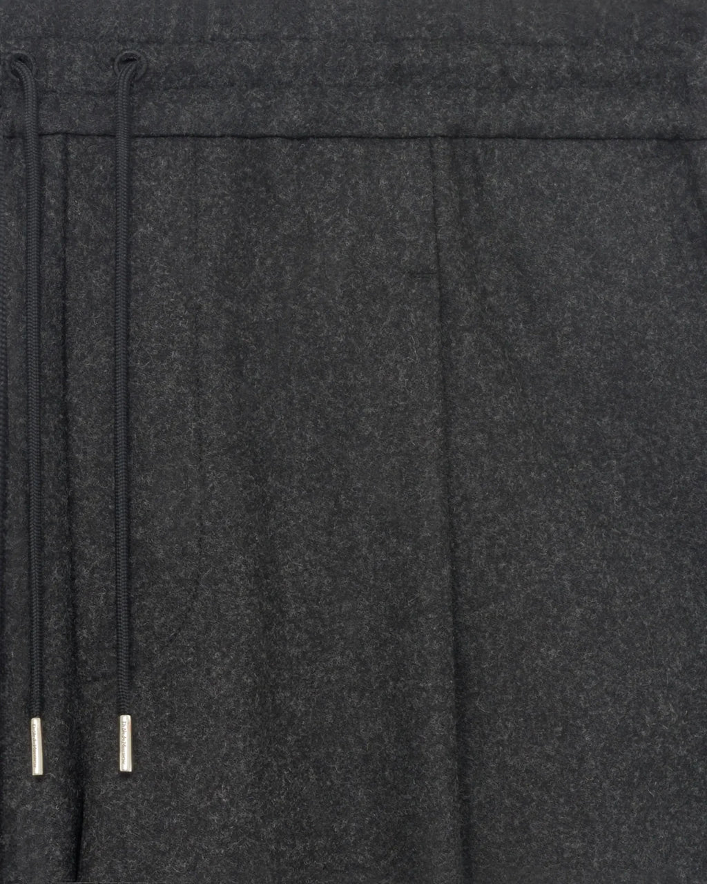 Drôle de Monsieur - Le Pantalon Cropped Flanelle Dark Grey