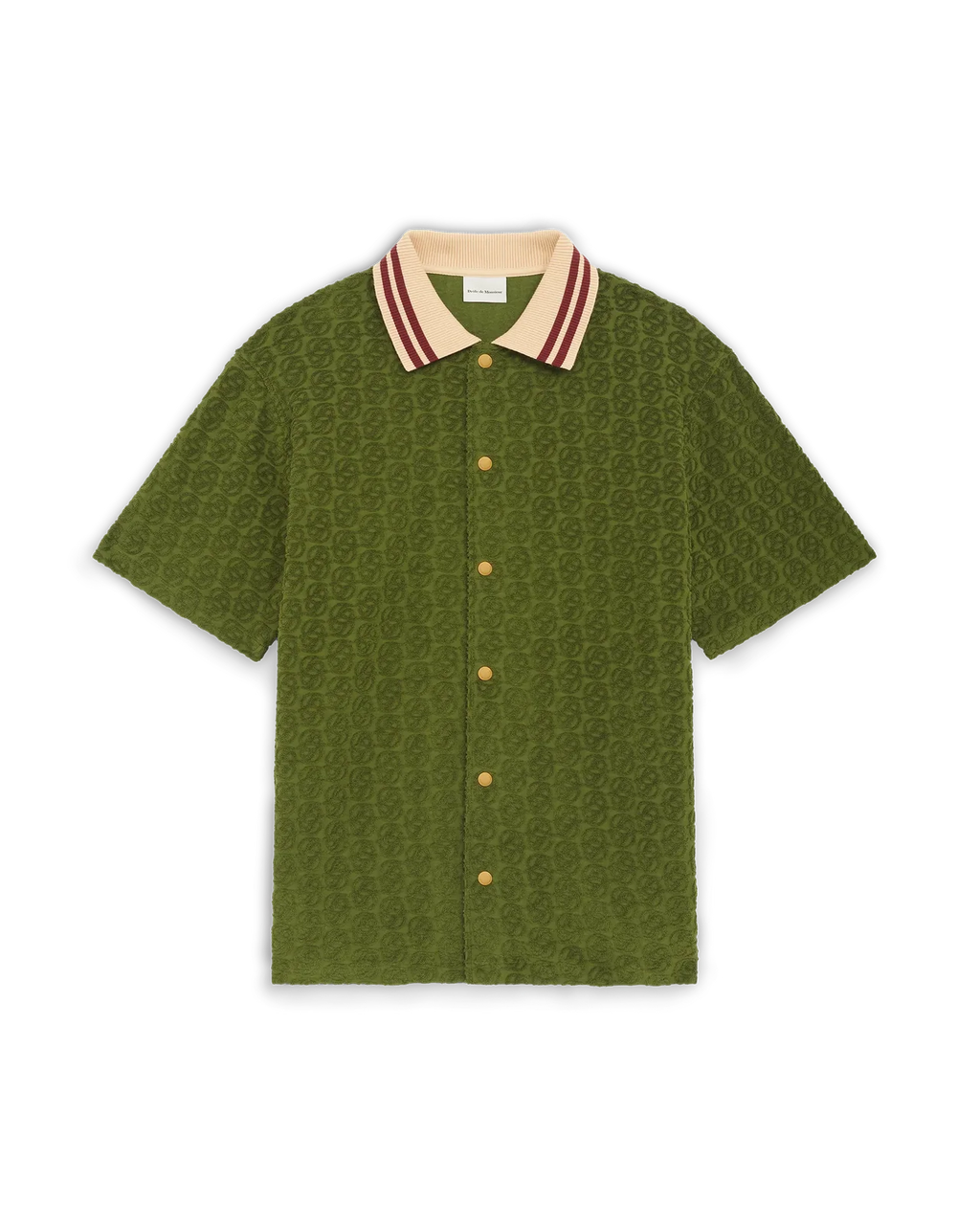 Drôle de Monsieur - La Chemise Monogramme Dark Green