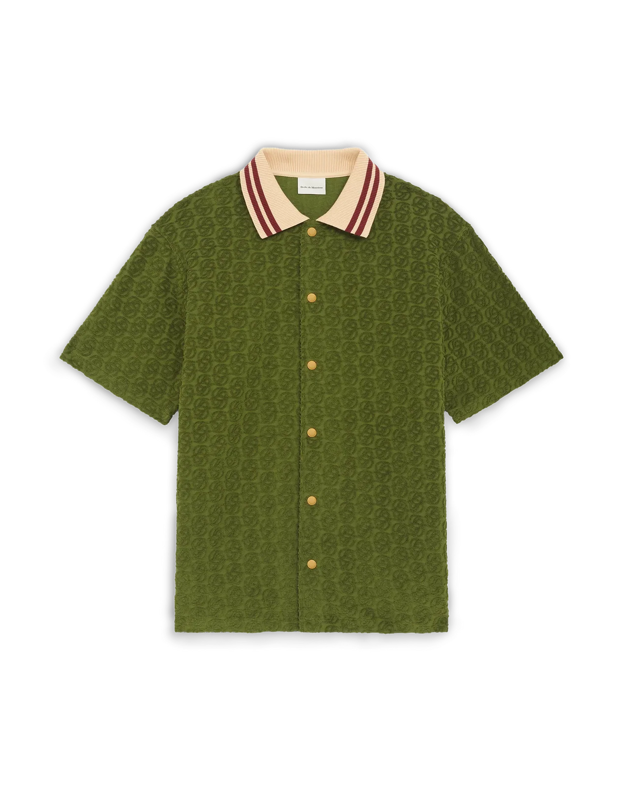 Drôle de Monsieur - La Chemise Monogramme Dark Green