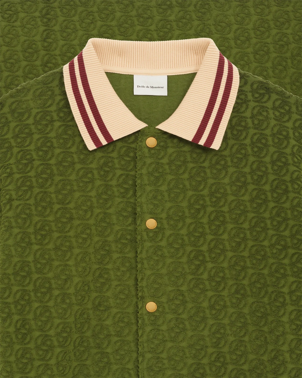 Drôle de Monsieur - La Chemise Monogramme Dark Green