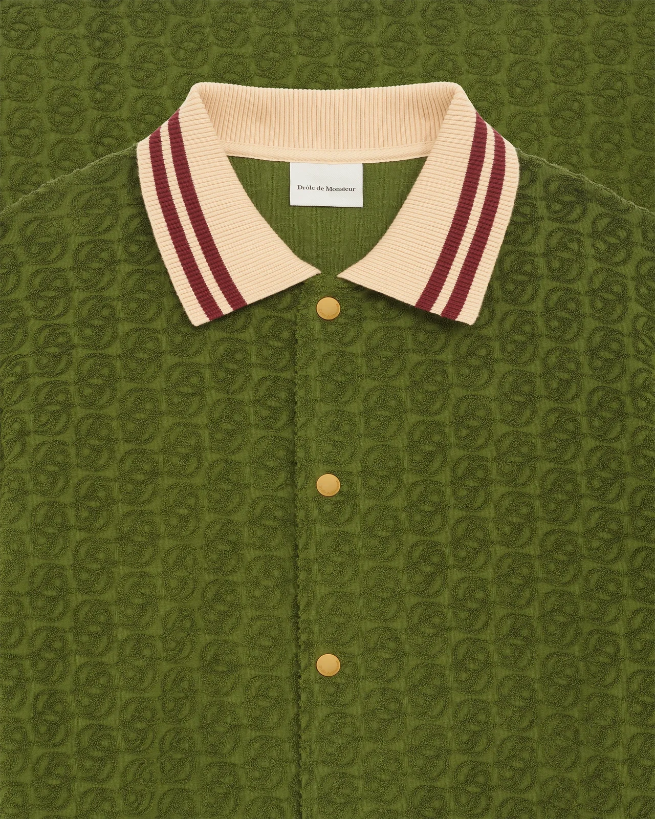 Drôle de Monsieur - La Chemise Monogramme Dark Green