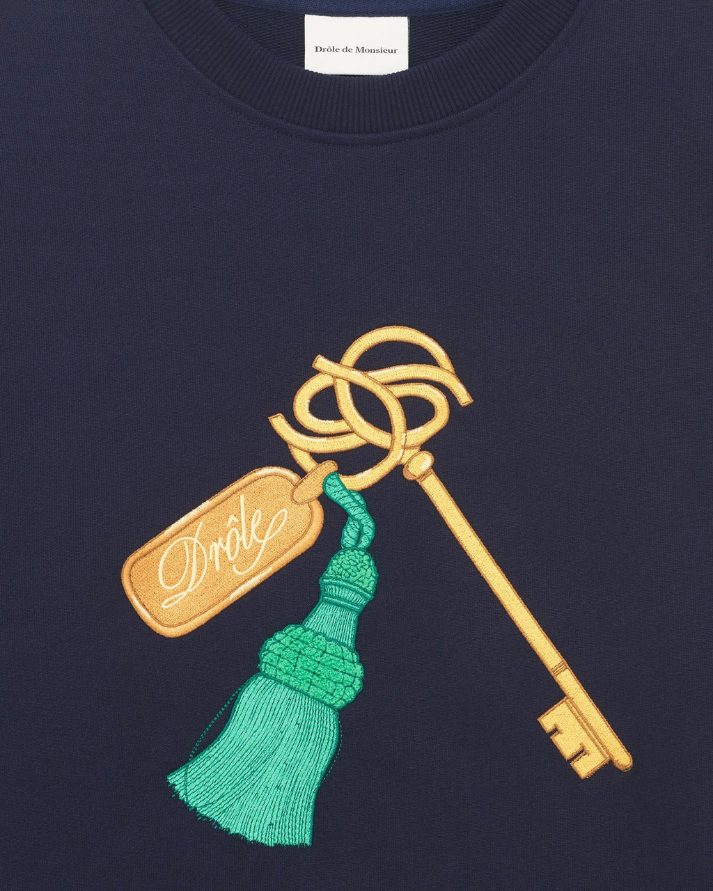 Drôle de Monsieur - LE Sweatshirt Clef Marine