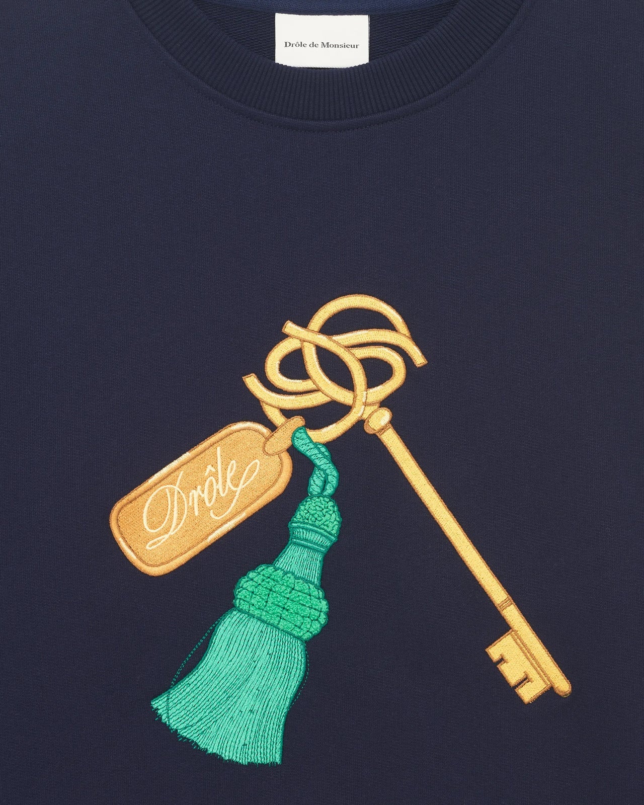 Drôle de Monsieur - LE Sweatshirt Clef Marine