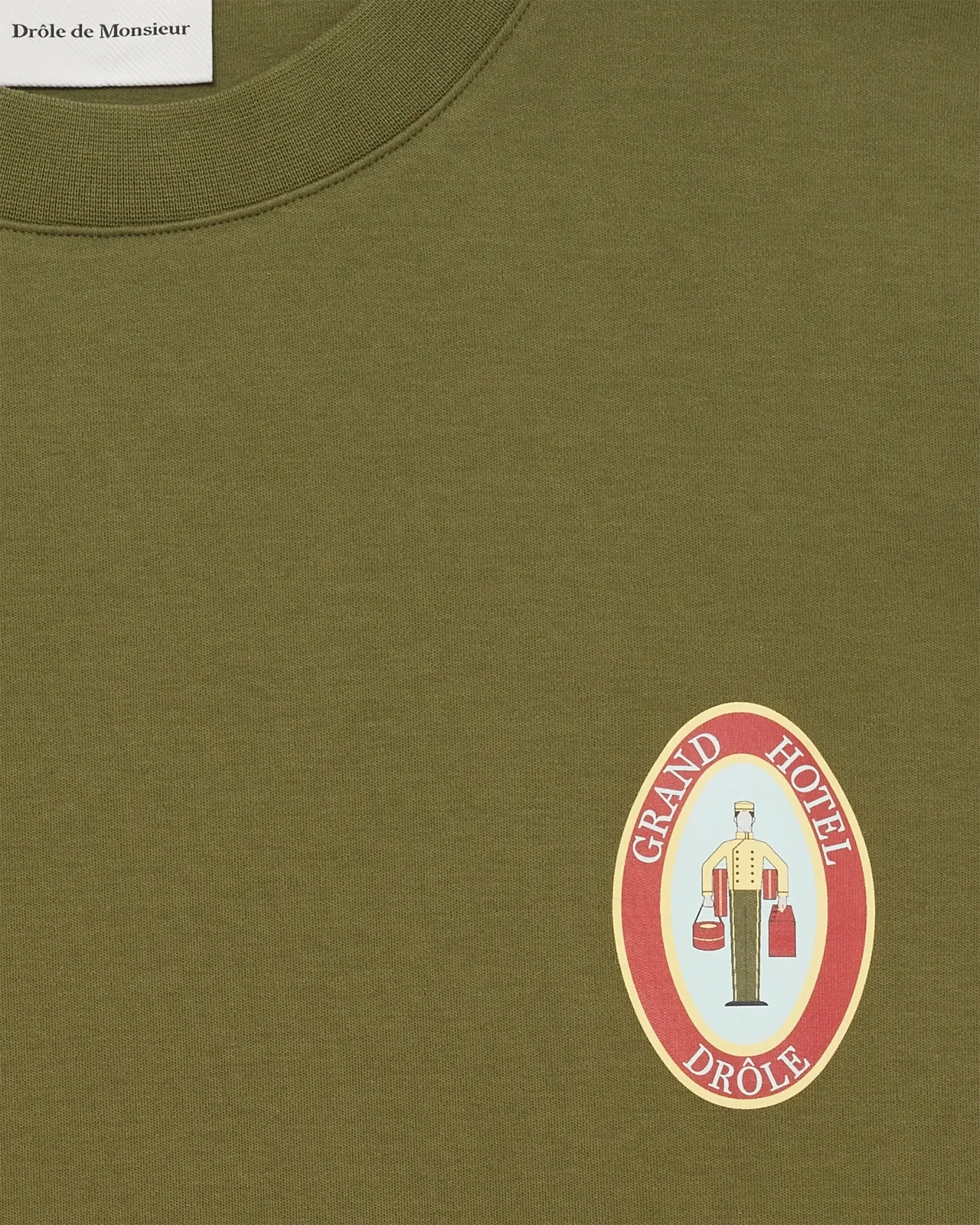 Drôle de Monsieur - Le T-Shirt Groom Light Kaki