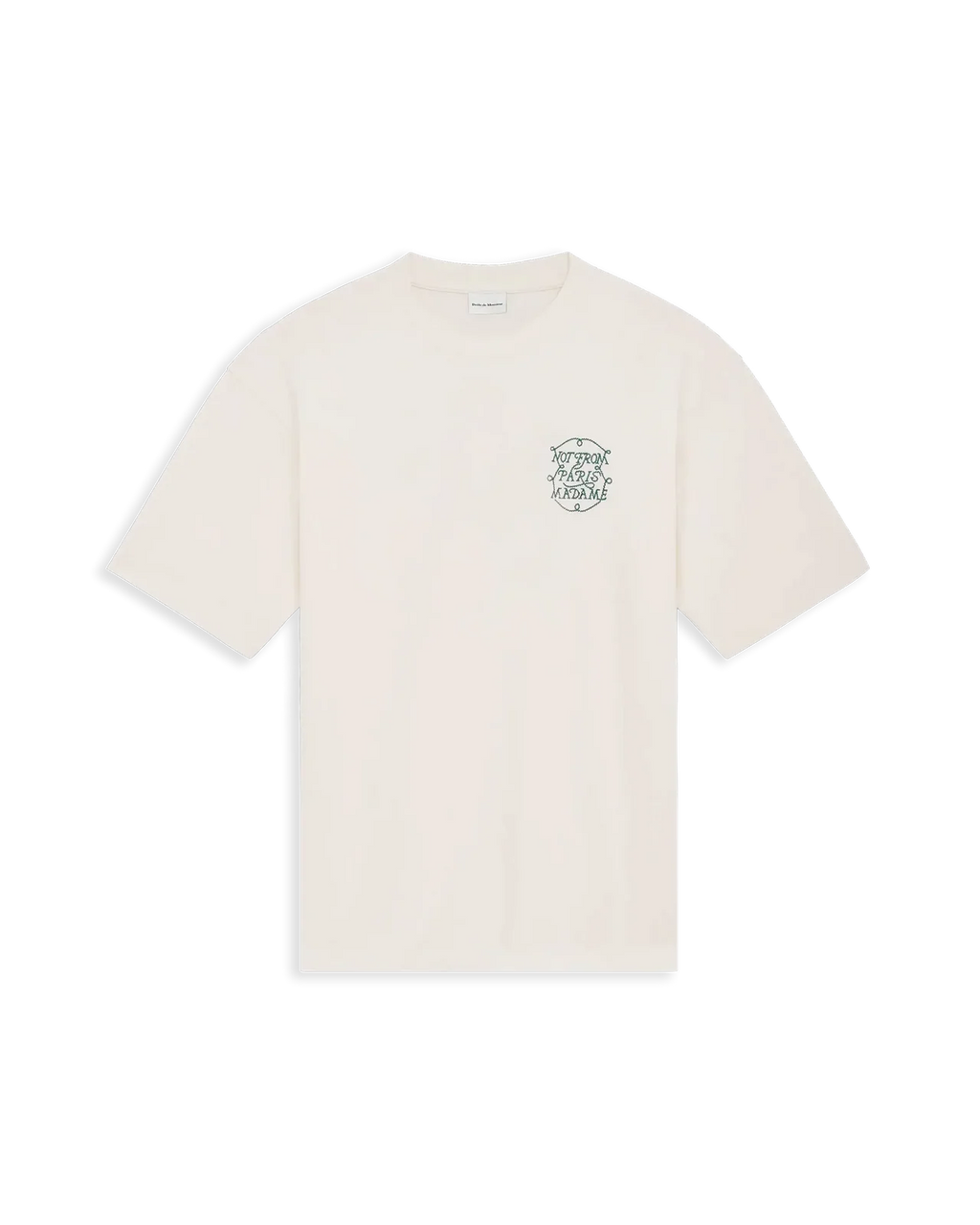 Drôle de Monsieur - Le T-Shirt Slogan Tresses Blanc cassé