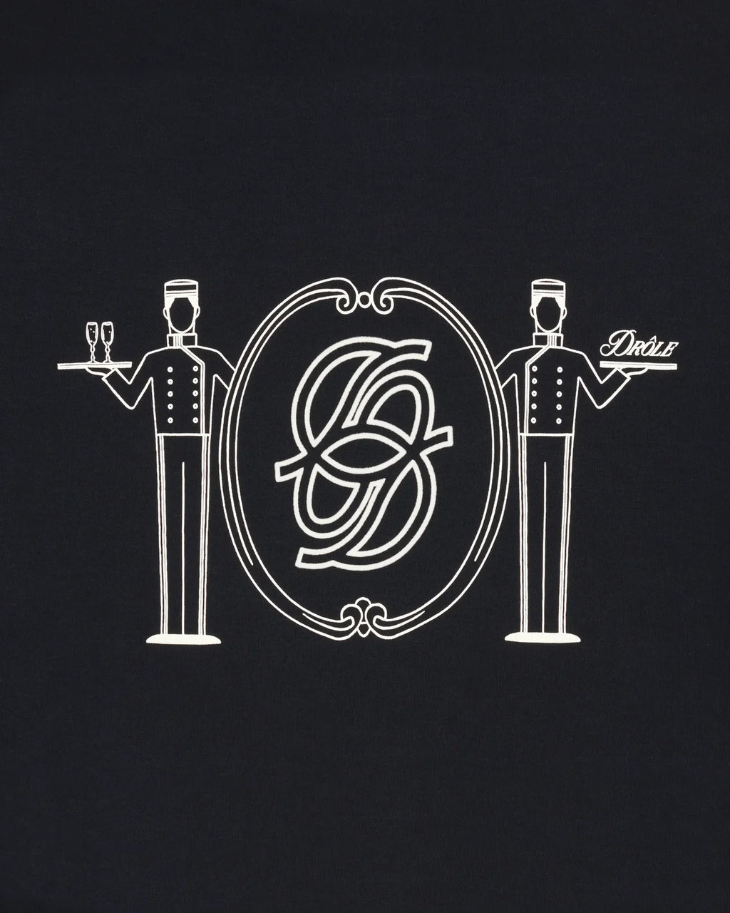 Drôle de Monsieur - Le T-Shirt Room Service Noir