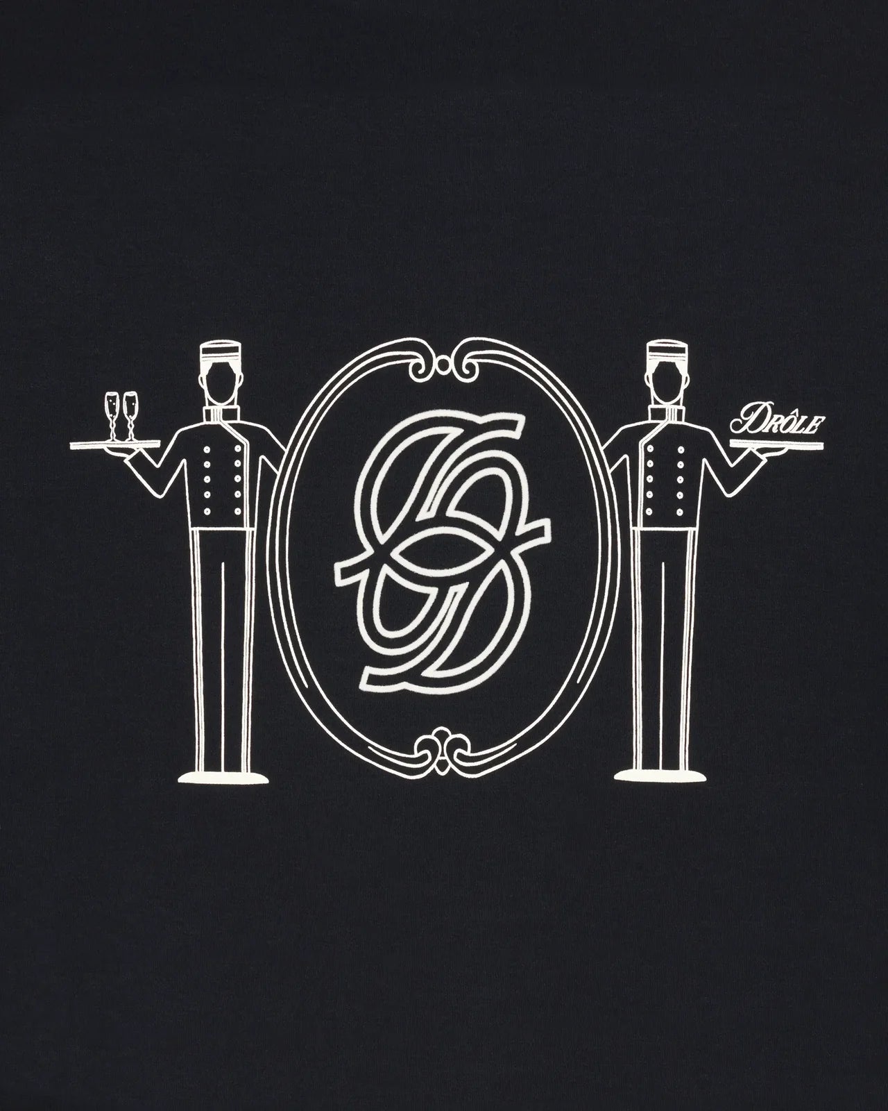 Drôle de Monsieur - Le T-Shirt Room Service Noir