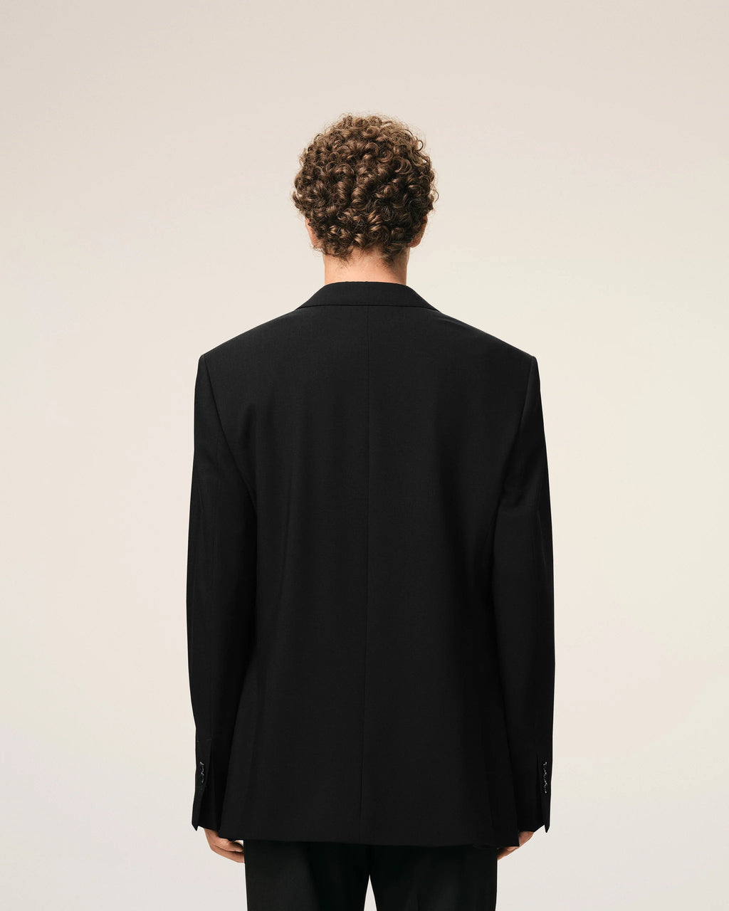 AMI - Veste Simple Boutonnage Noire